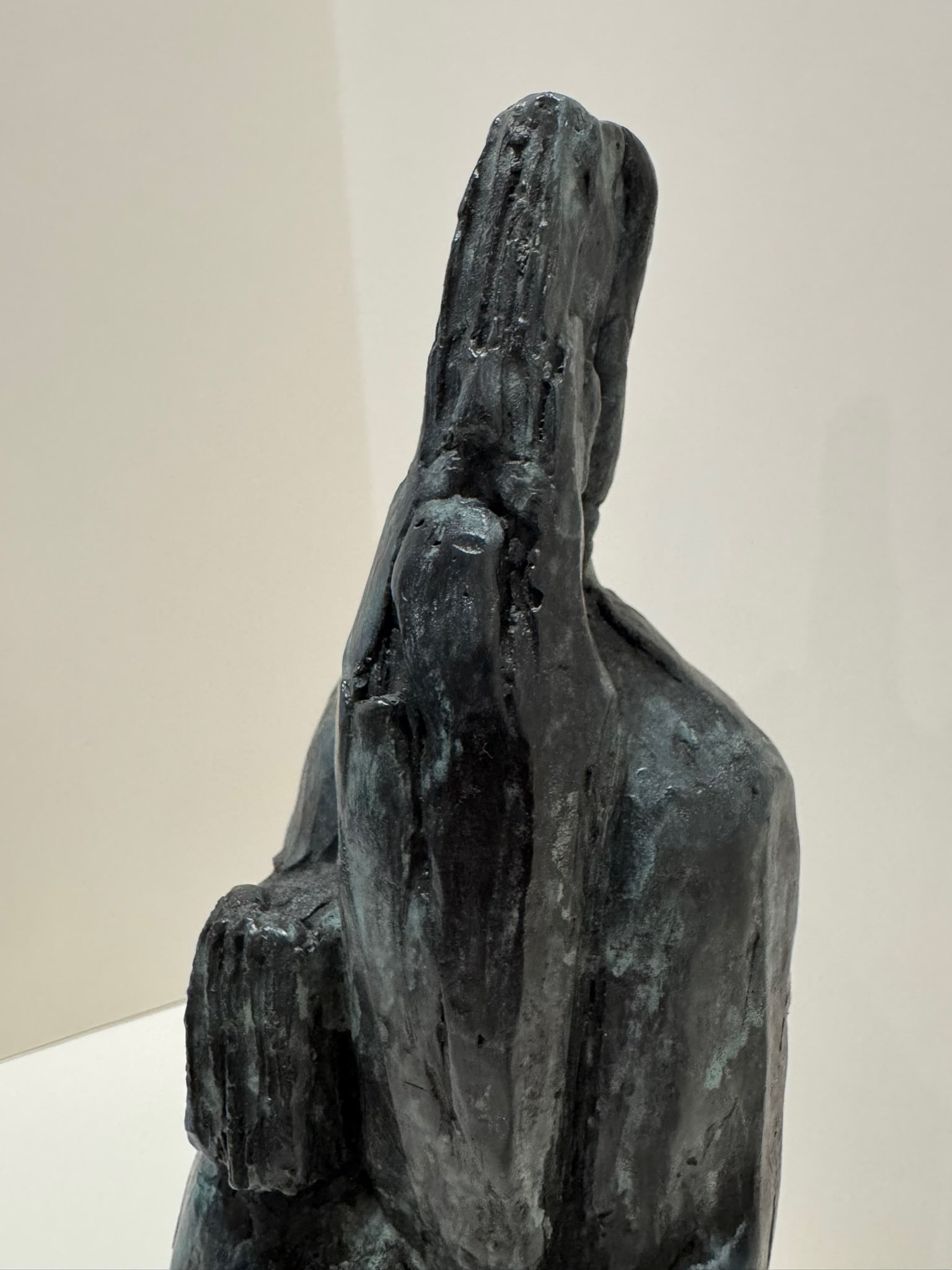 Mid 20th Century Larry Mohr Bronze Abstract Figurative Sculpture on Marble Base | Signed Estate Piec - 8