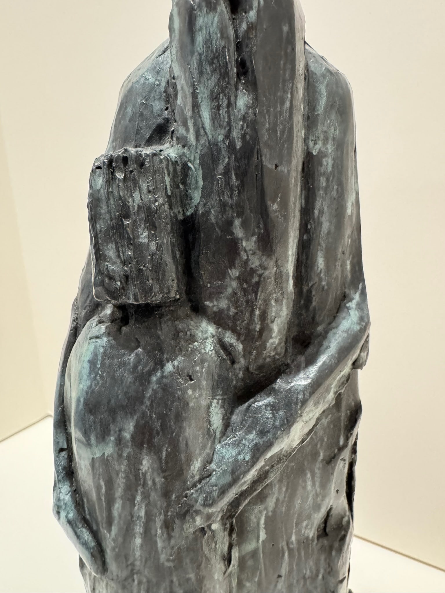 Mid 20th Century Larry Mohr Bronze Abstract Figurative Sculpture on Marble Base | Signed Estate Piec - 9