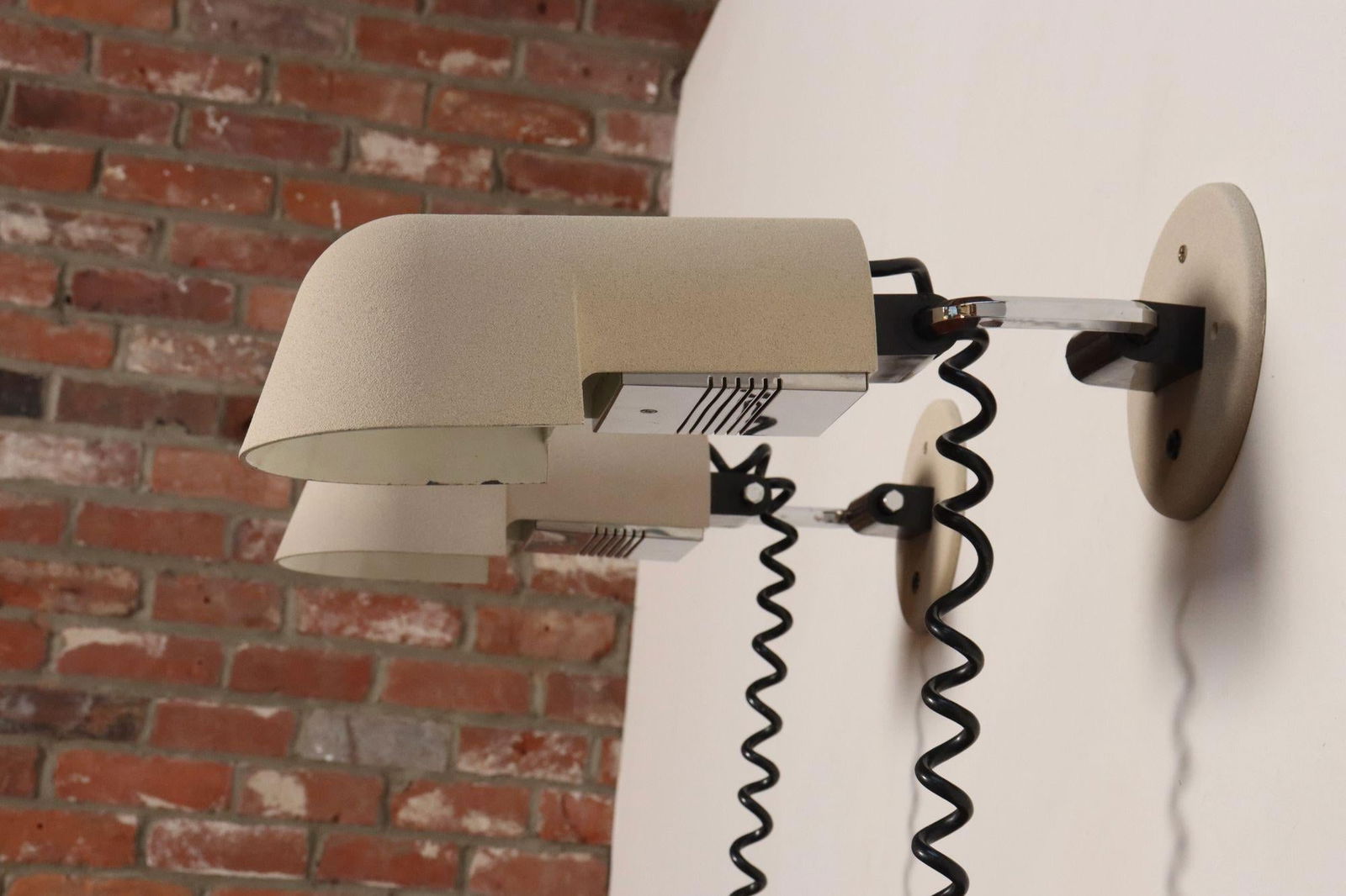 Pair of Vintage Italian "Pala" Wall Scones by Danilo & Corrado Aroldi for Luci - 6