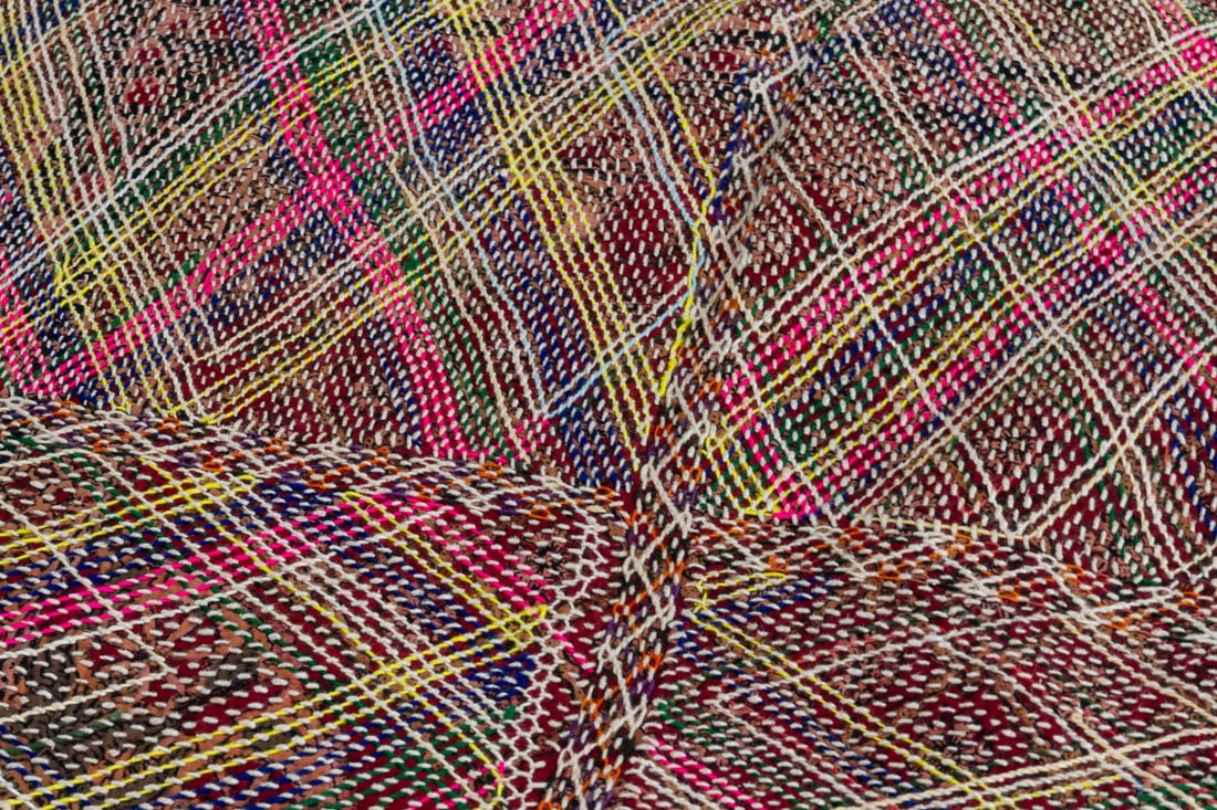 Antique Multicolor Confetti Saami Floor Cushion - 4