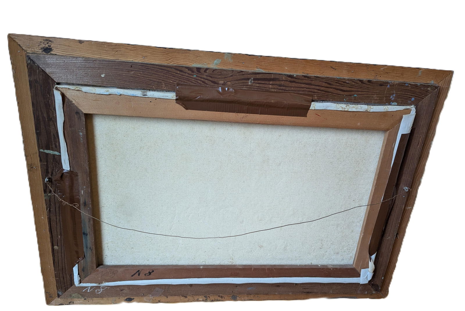 Early 1900's Cityscape, Impressionist Style Oil Painting of Reflections on Water by Artist Lebedeff/ - 11