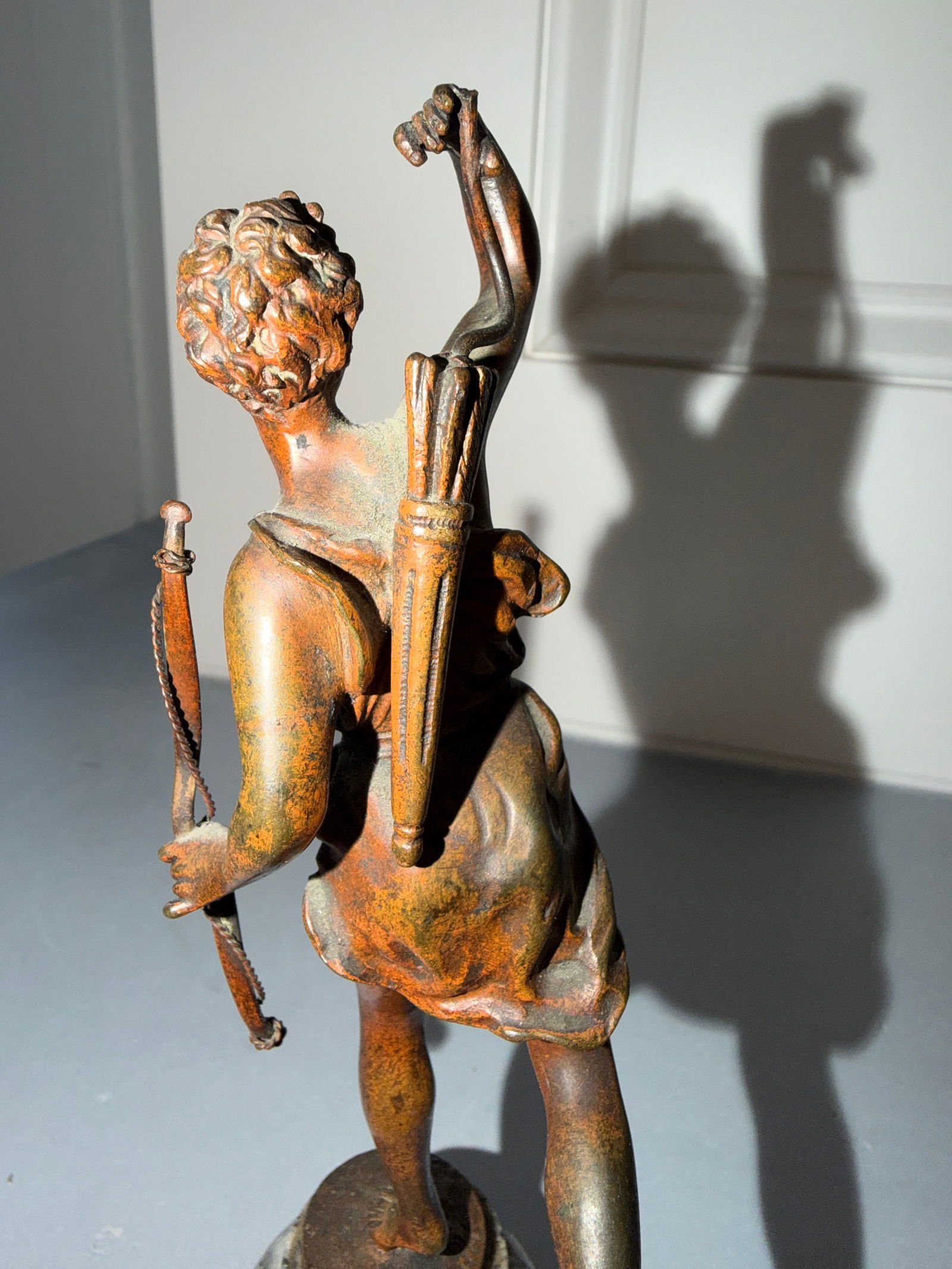 Antique Diana the Huntress Miniature Bronze Sculpture After Rancoult - 4