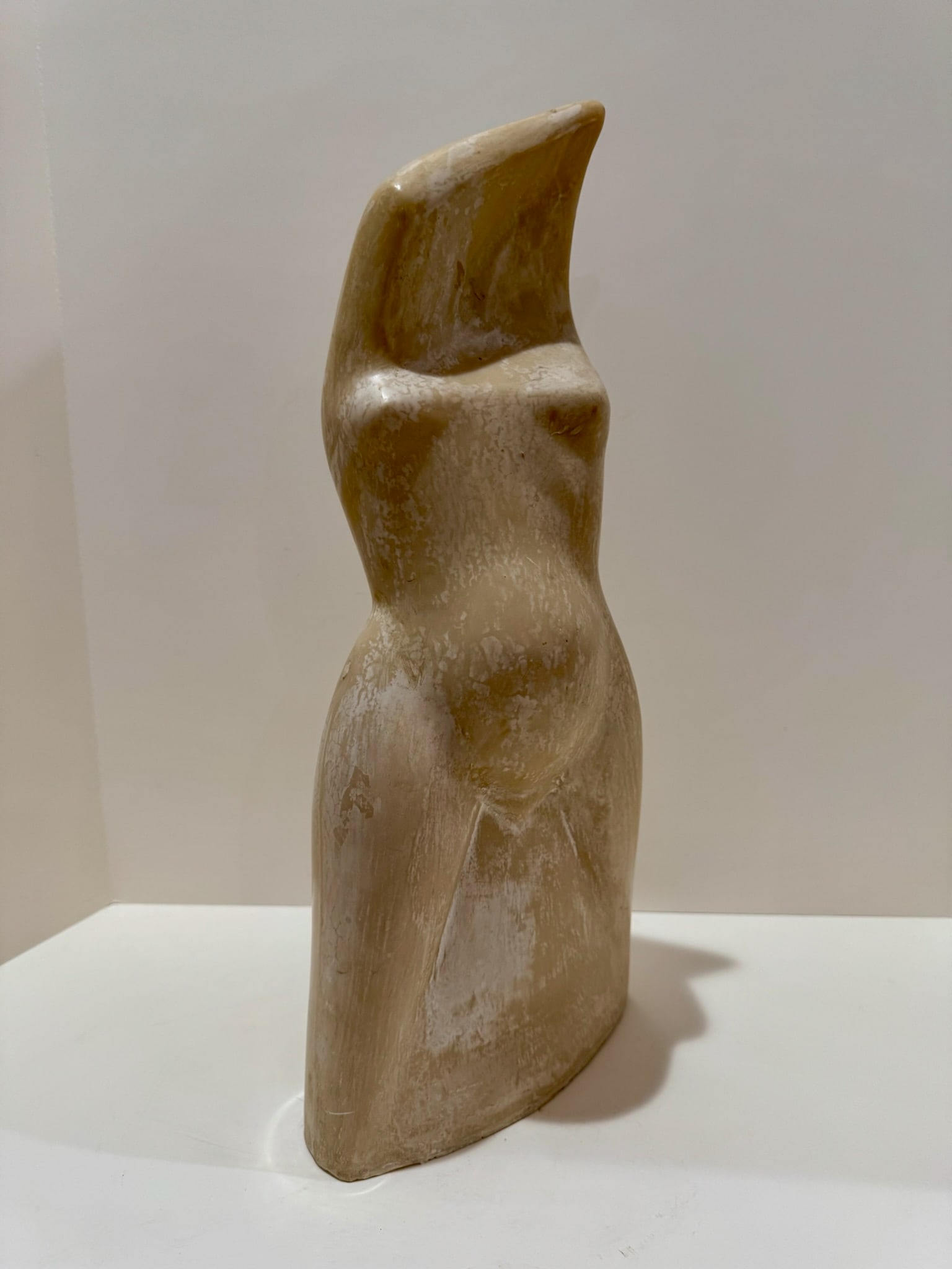 1960s Larry Mohr Signed Resin Figurative Sculpture Abstract Female Form Modernist Torso - 10