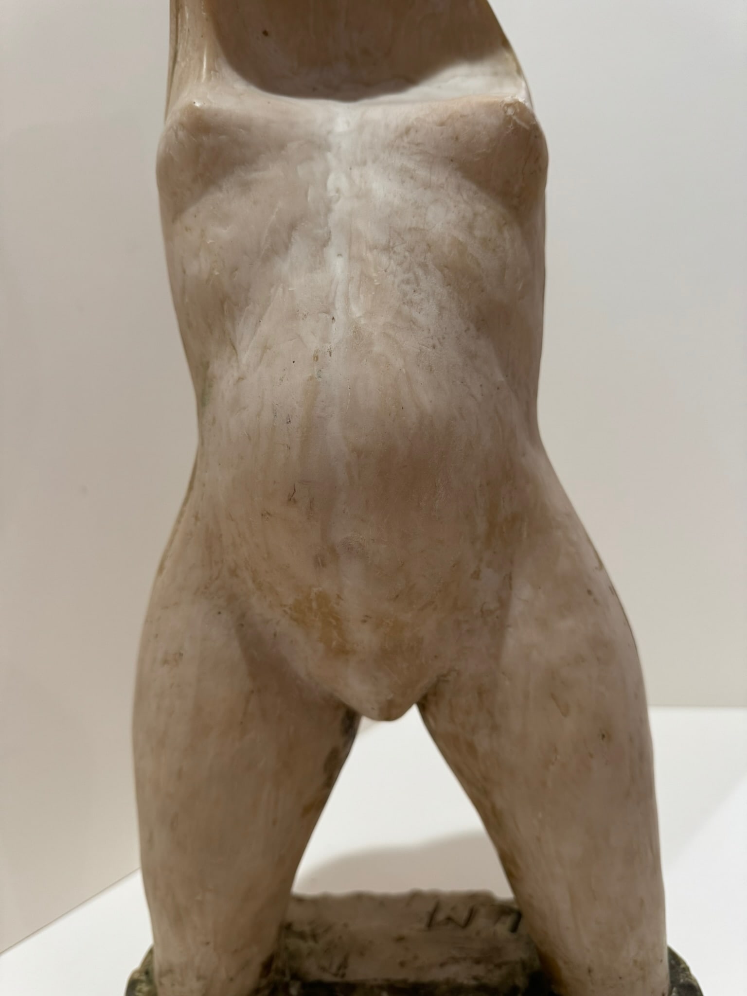 1960s Larry Mohr Signed Resin Figurative Sculpture Abstract Female Form Modernist Torso - 7