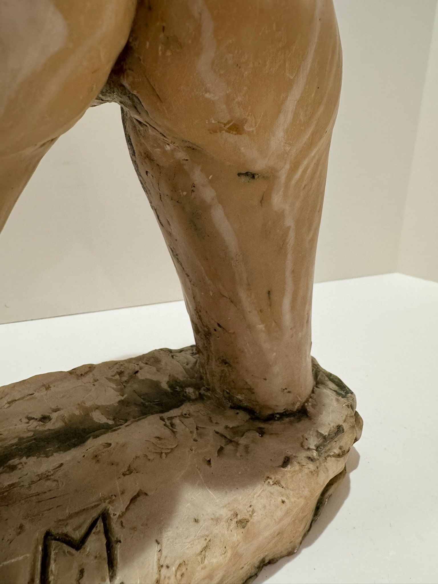 1960s Larry Mohr Signed Resin Figurative Sculpture Abstract Female Form Modernist Torso - 9