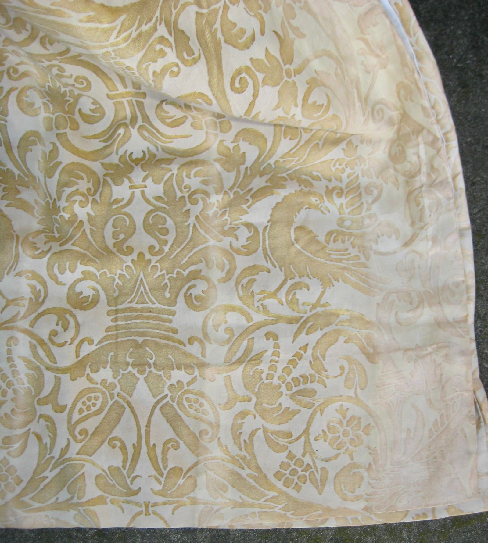 Vintage Fortuny Ucelli Curtain-Drapery Panel - 10