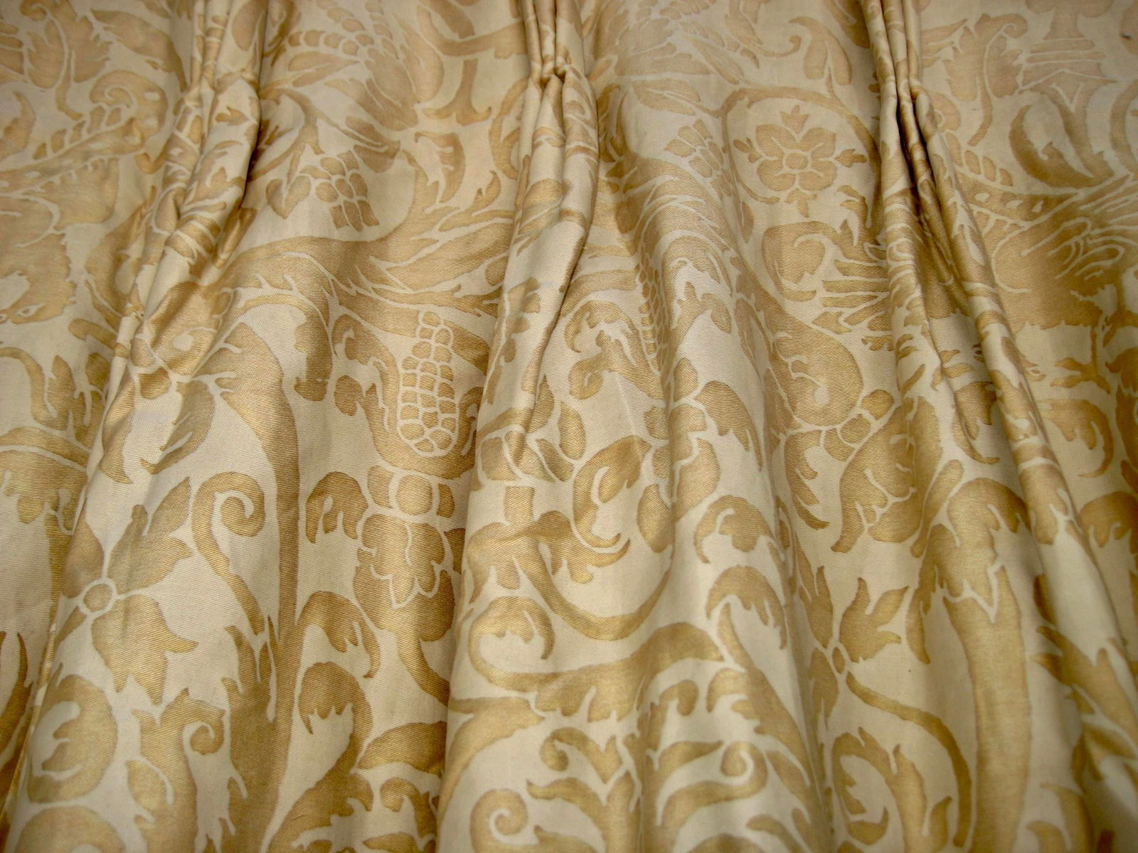 Vintage Fortuny Ucelli Curtain-Drapery Panel - 9
