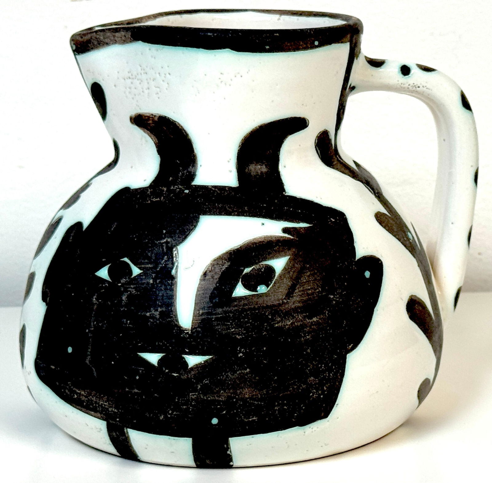 Pablo Picasso, Visage noir (Black Face Pitcher), Madoura, 1953 - 12