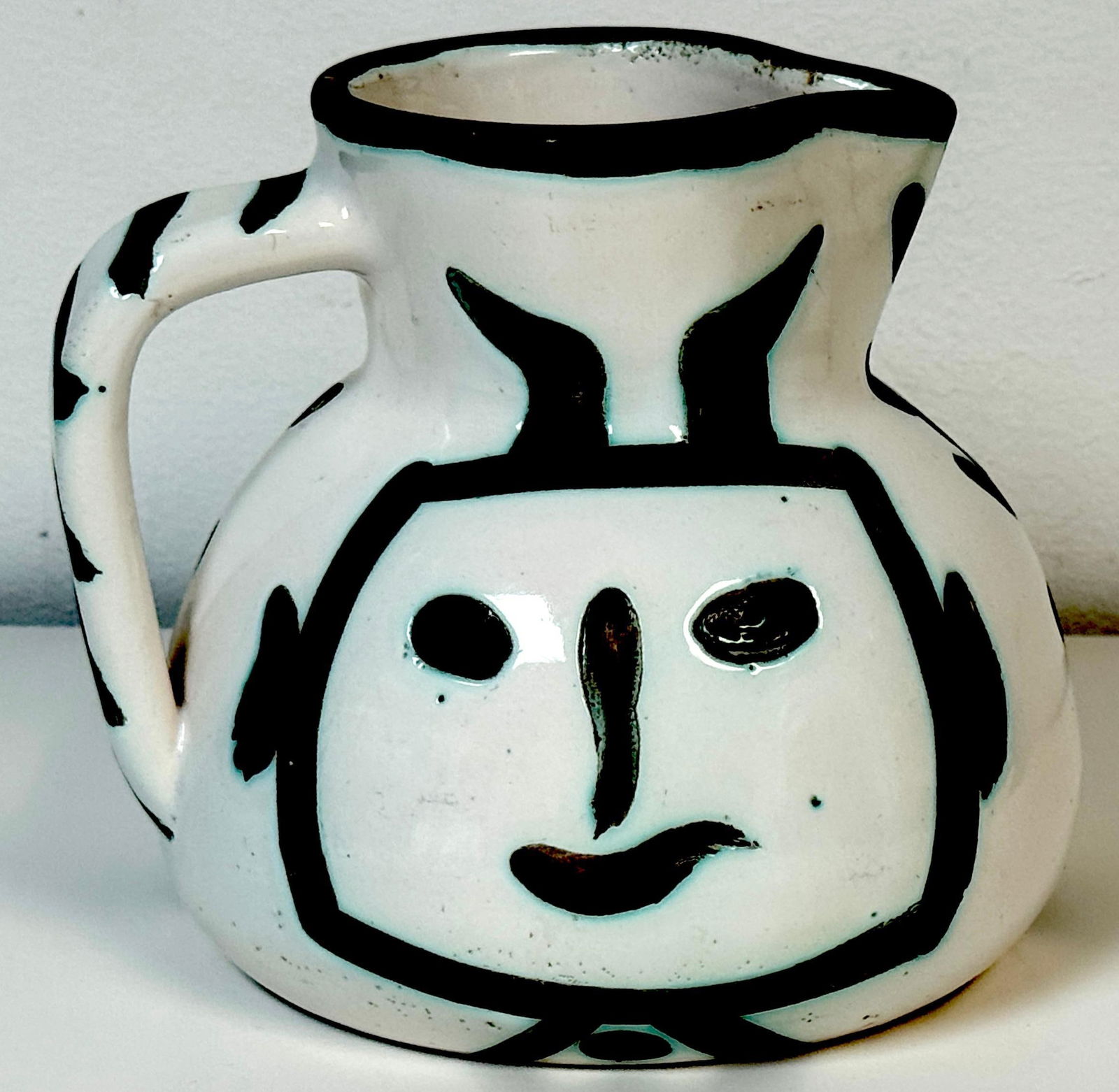 Pablo Picasso, Visage noir (Black Face Pitcher), Madoura, 1953 - 13