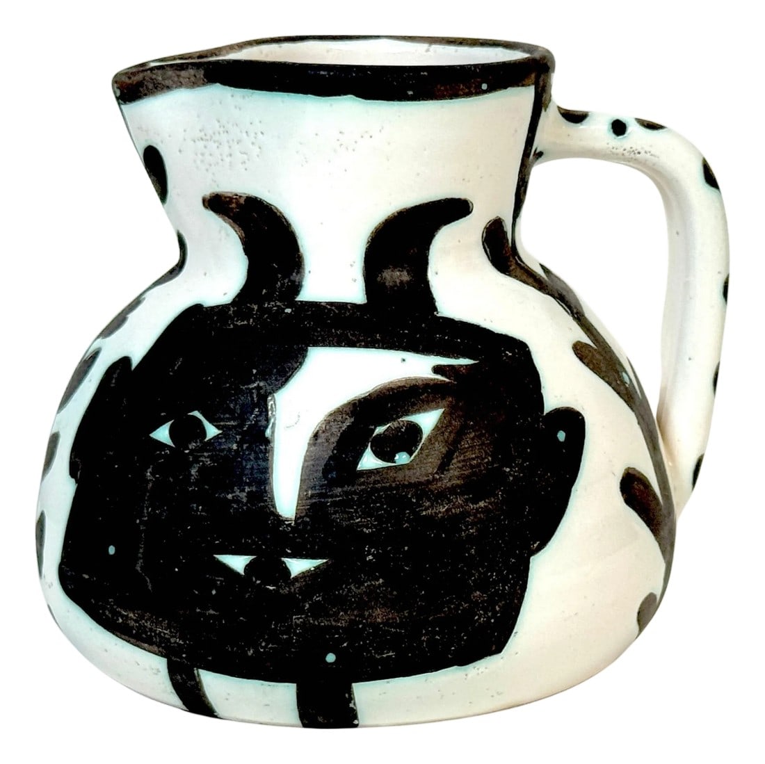 Pablo Picasso, Visage noir (Black Face Pitcher), Madoura, 1953 (1 of 18)