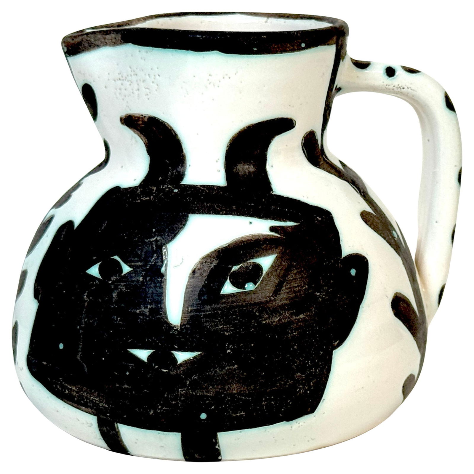 Pablo Picasso, Visage noir (Black Face Pitcher), Madoura, 1953 - 7
