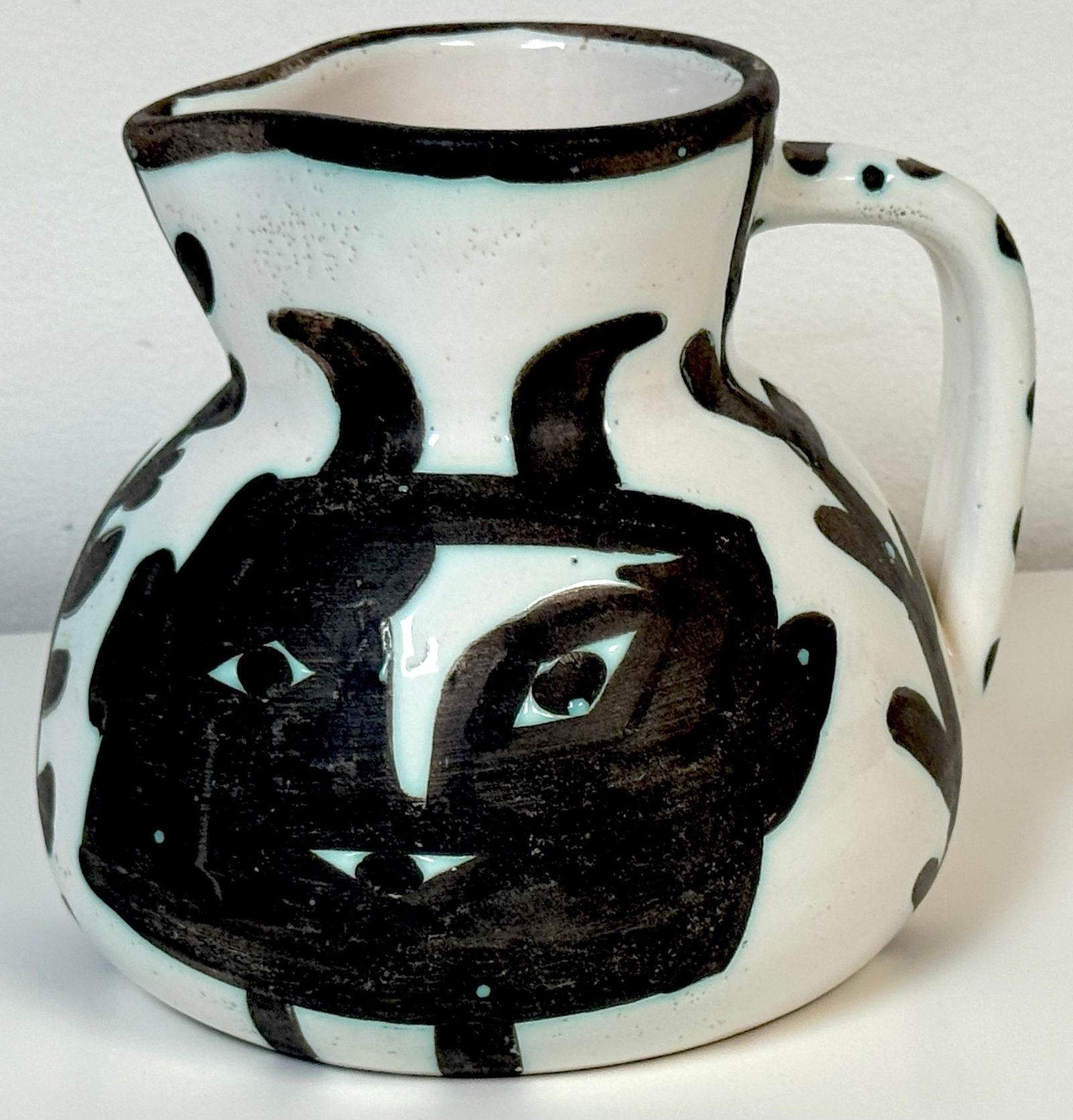 Pablo Picasso, Visage noir (Black Face Pitcher), Madoura, 1953 - 8
