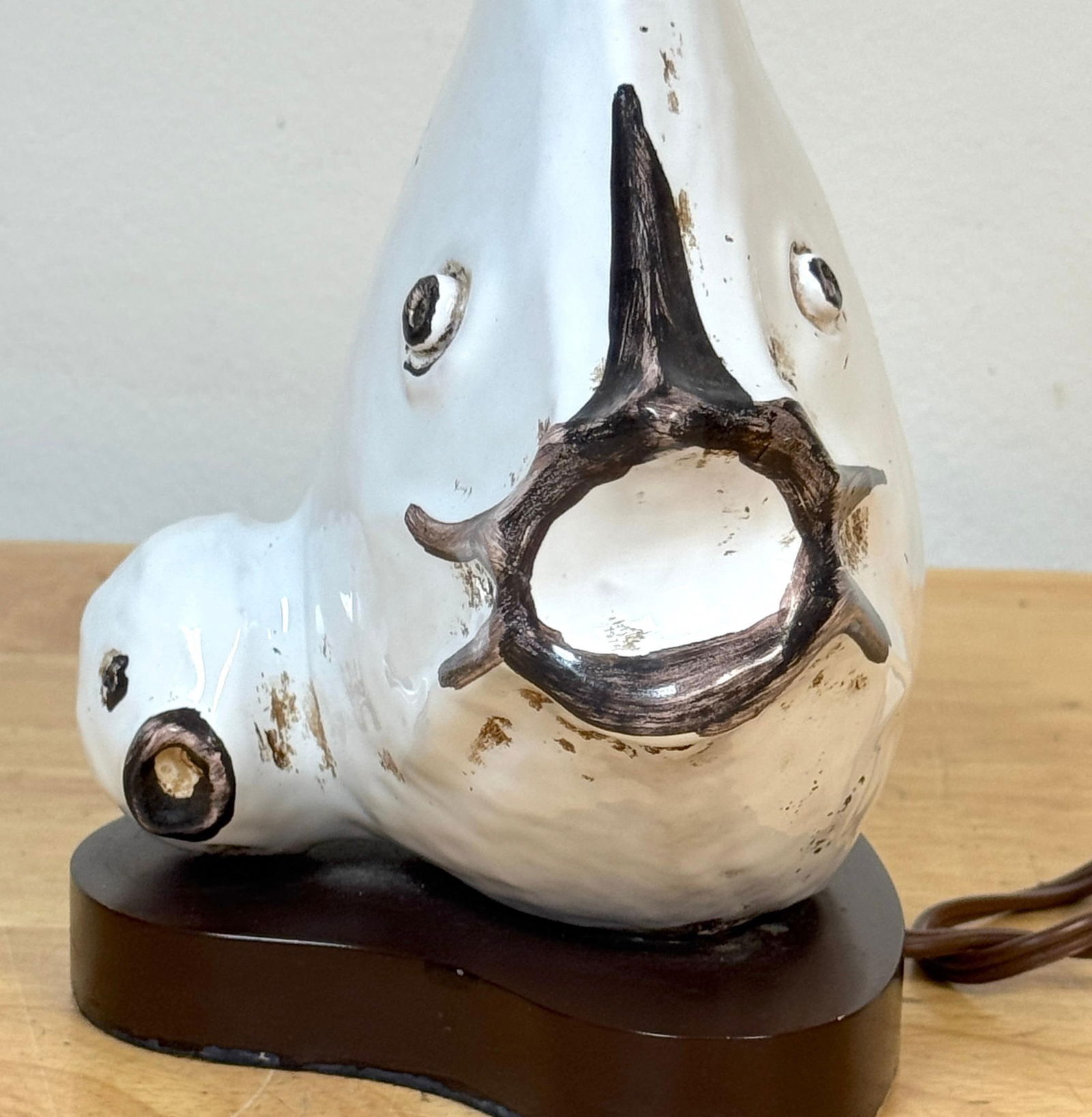 Italian Pottery Fish Lamp by Ivo De Santis for Gli Etruschi, Florence, Small - 16