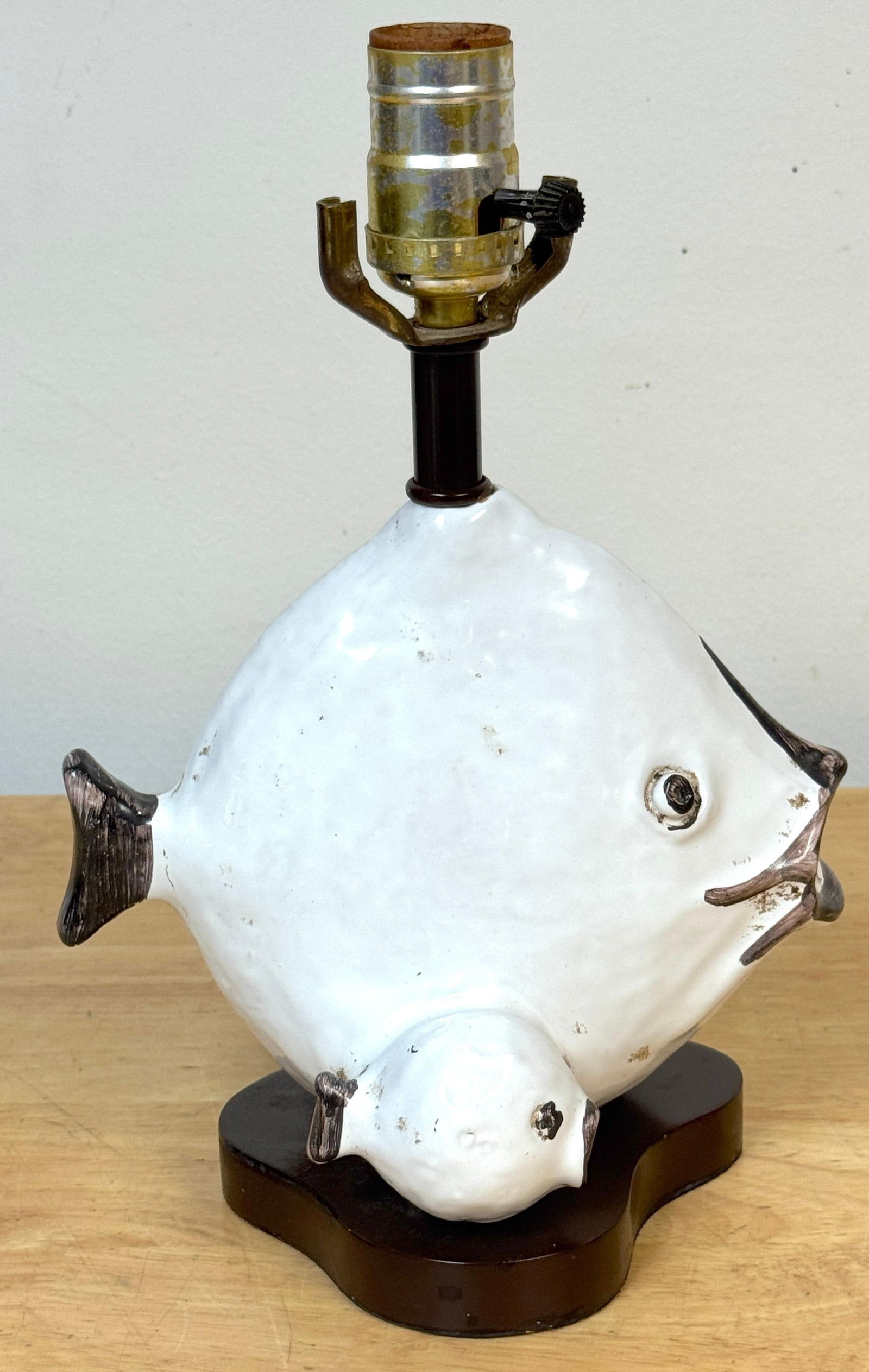 Italian Pottery Fish Lamp by Ivo De Santis for Gli Etruschi, Florence, Small - 18