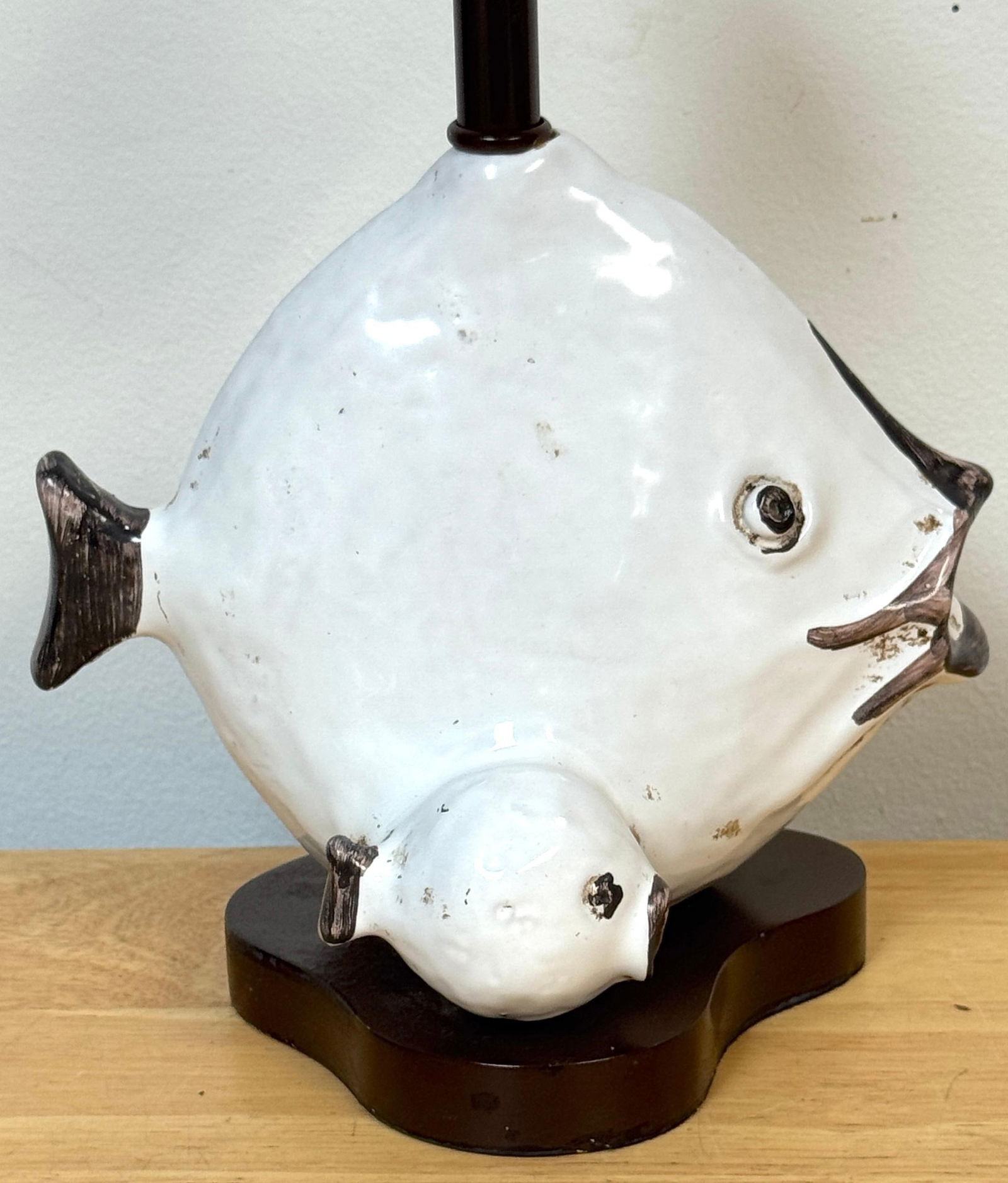 Italian Pottery Fish Lamp by Ivo De Santis for Gli Etruschi, Florence, Small - 6