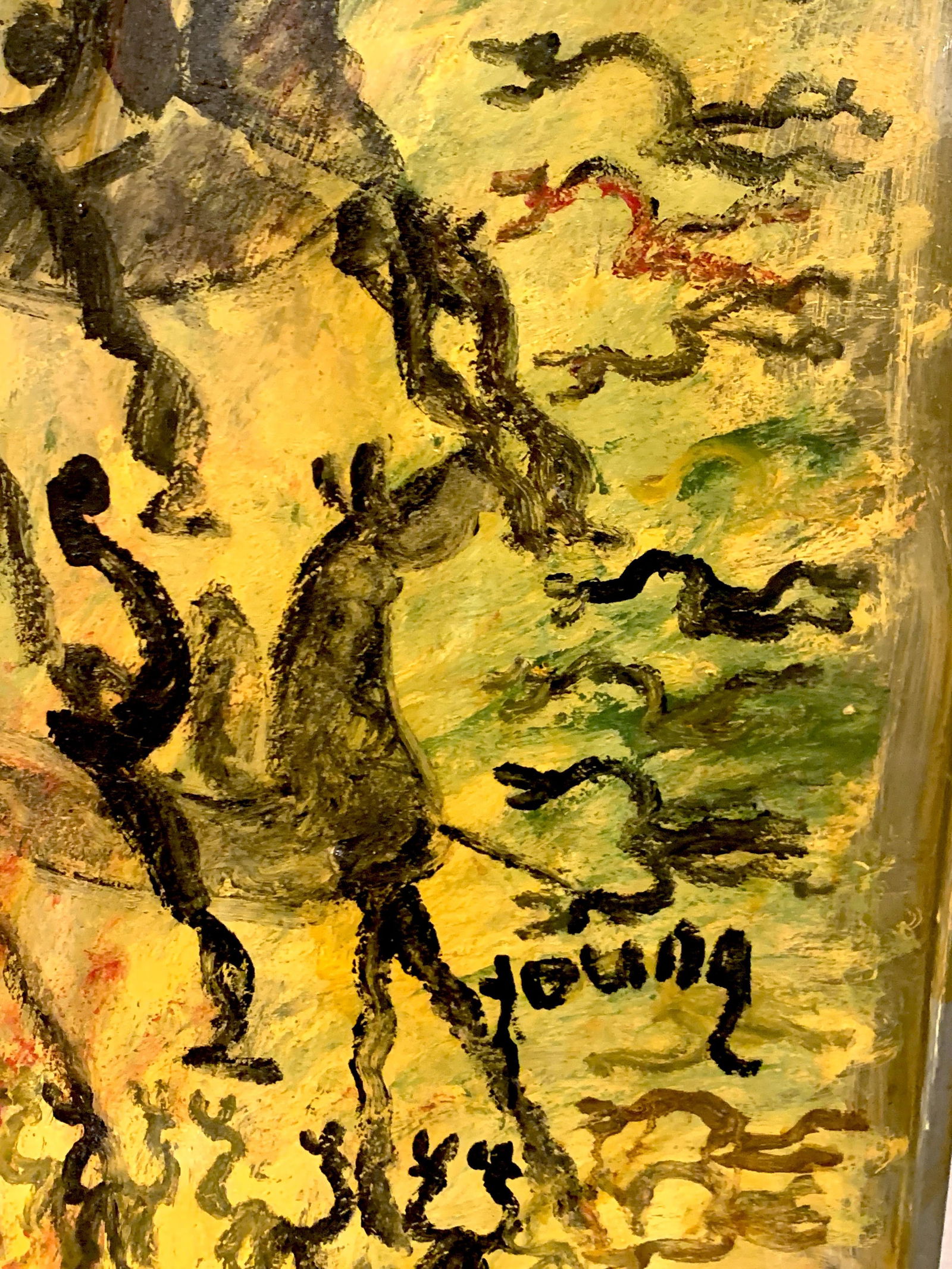 Freedom Warriors on Horseback' by Purvis Young - 17