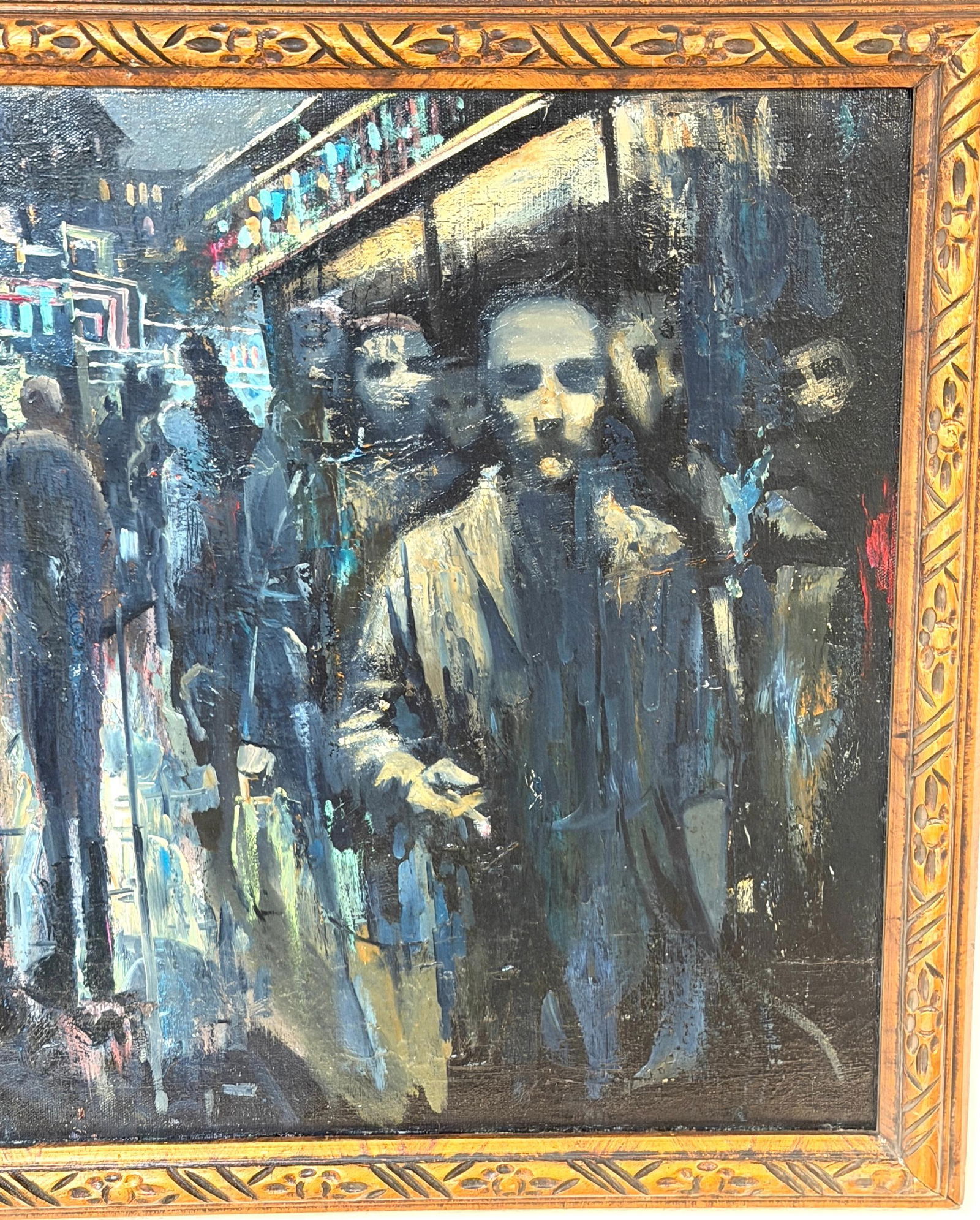 Soviet Leningrad Street Scene by Shalaev, Dated 1989 - 11