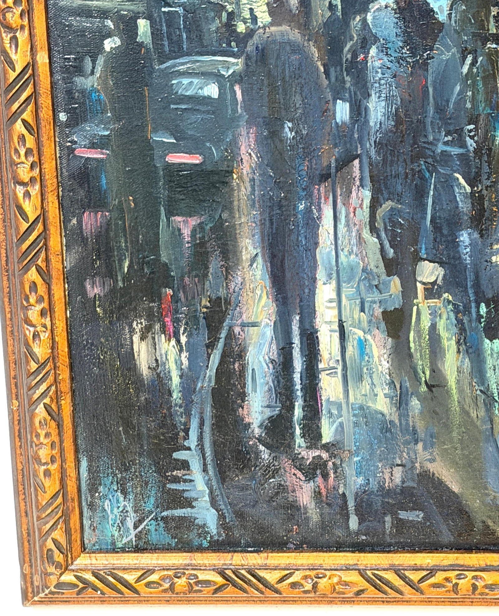 Soviet Leningrad Street Scene by Shalaev, Dated 1989 - 12