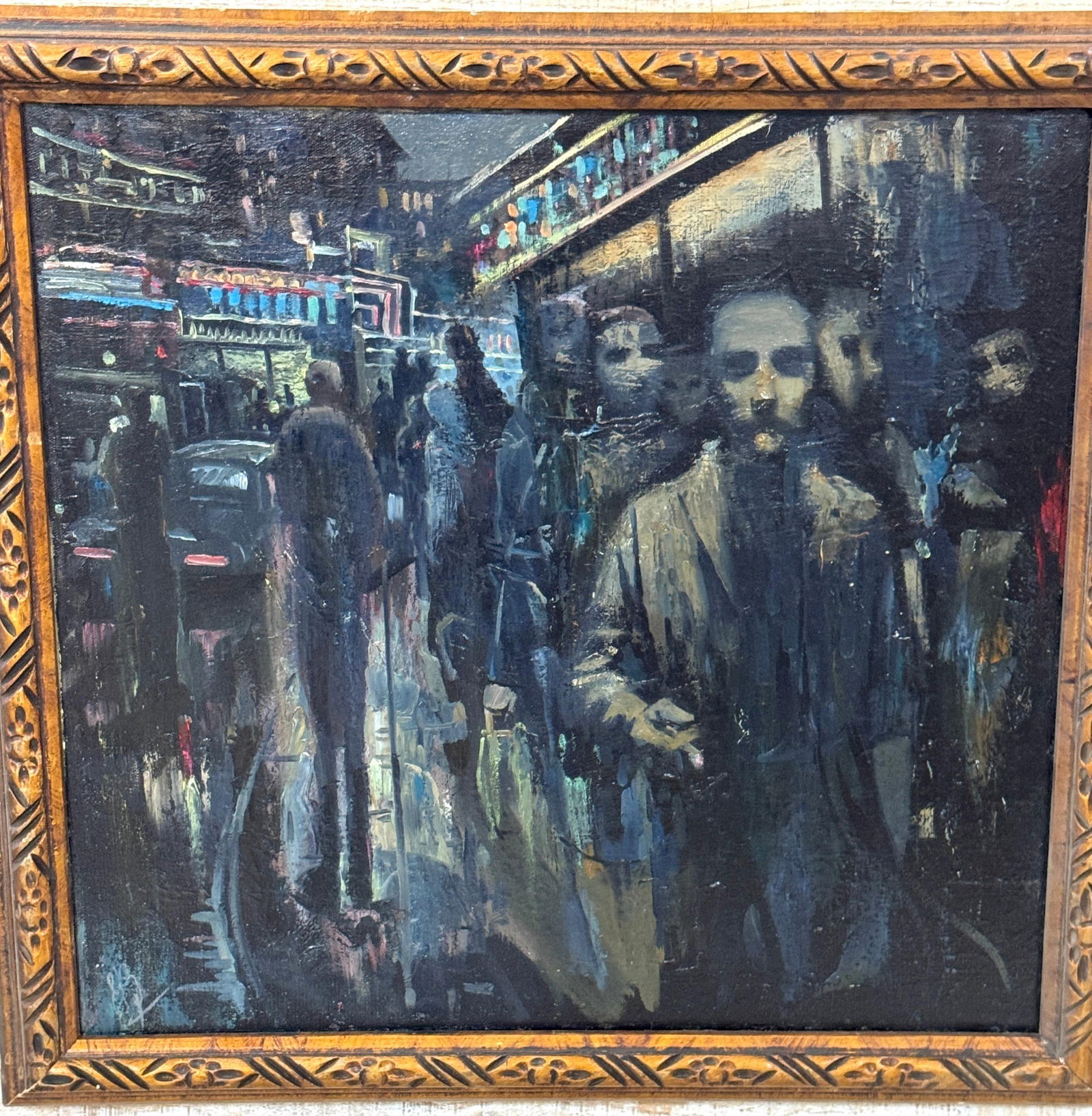 Soviet Leningrad Street Scene by Shalaev, Dated 1989 - 5