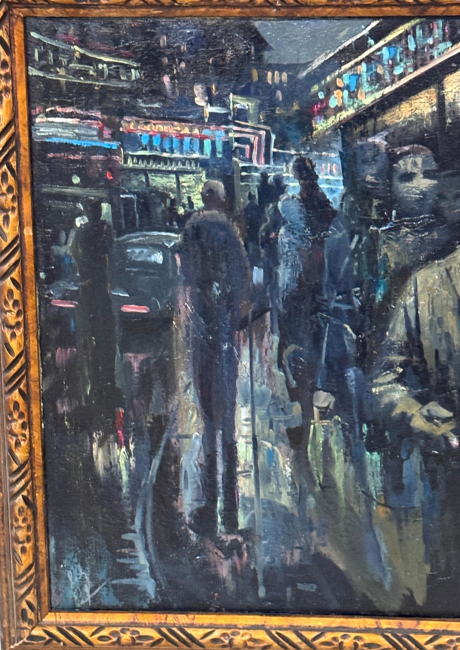 Soviet Leningrad Street Scene by Shalaev, Dated 1989 - 6