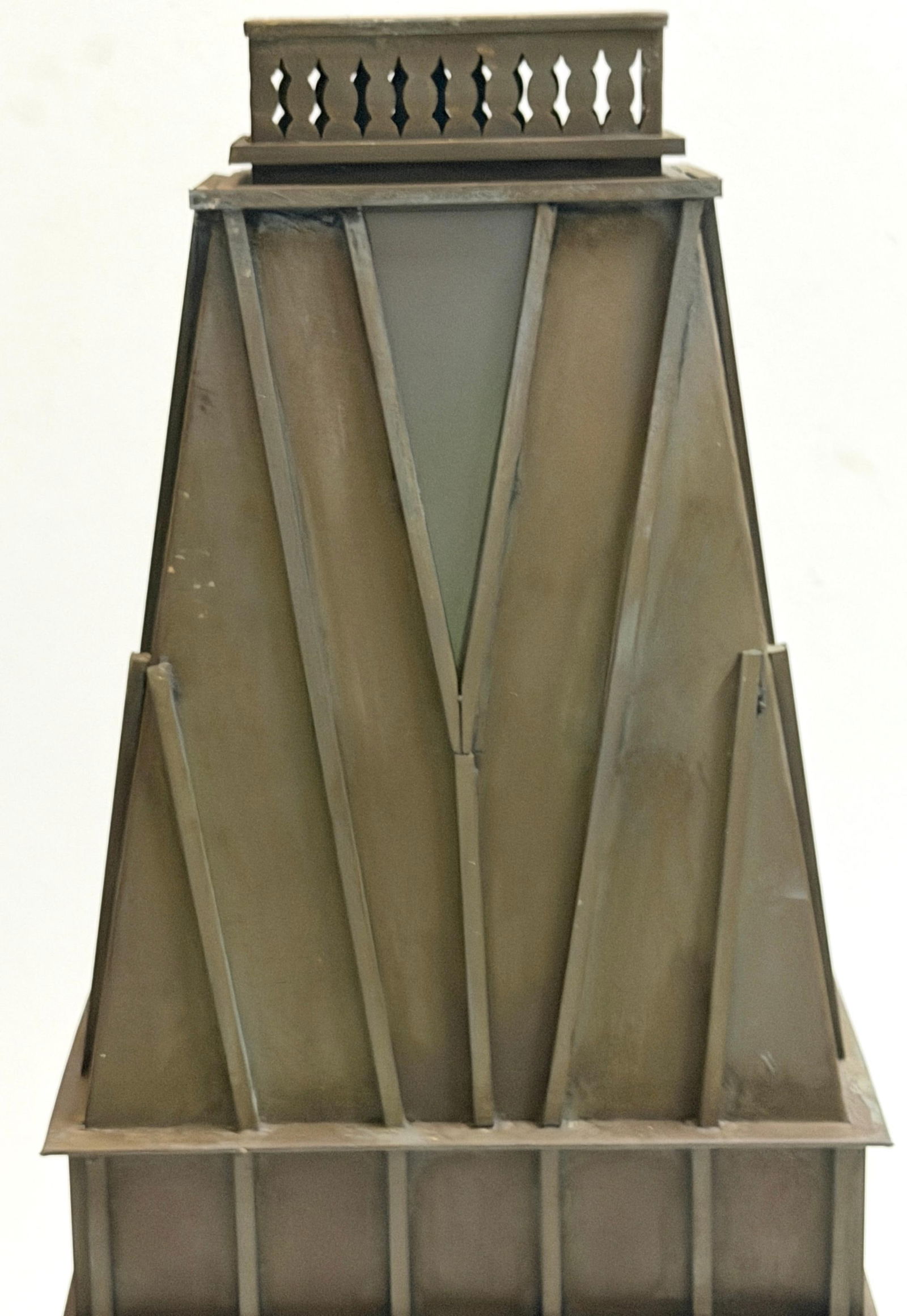 Pair Architectural Georgian Gothic Bronze Exterior/Interior Wall Sconces - 17