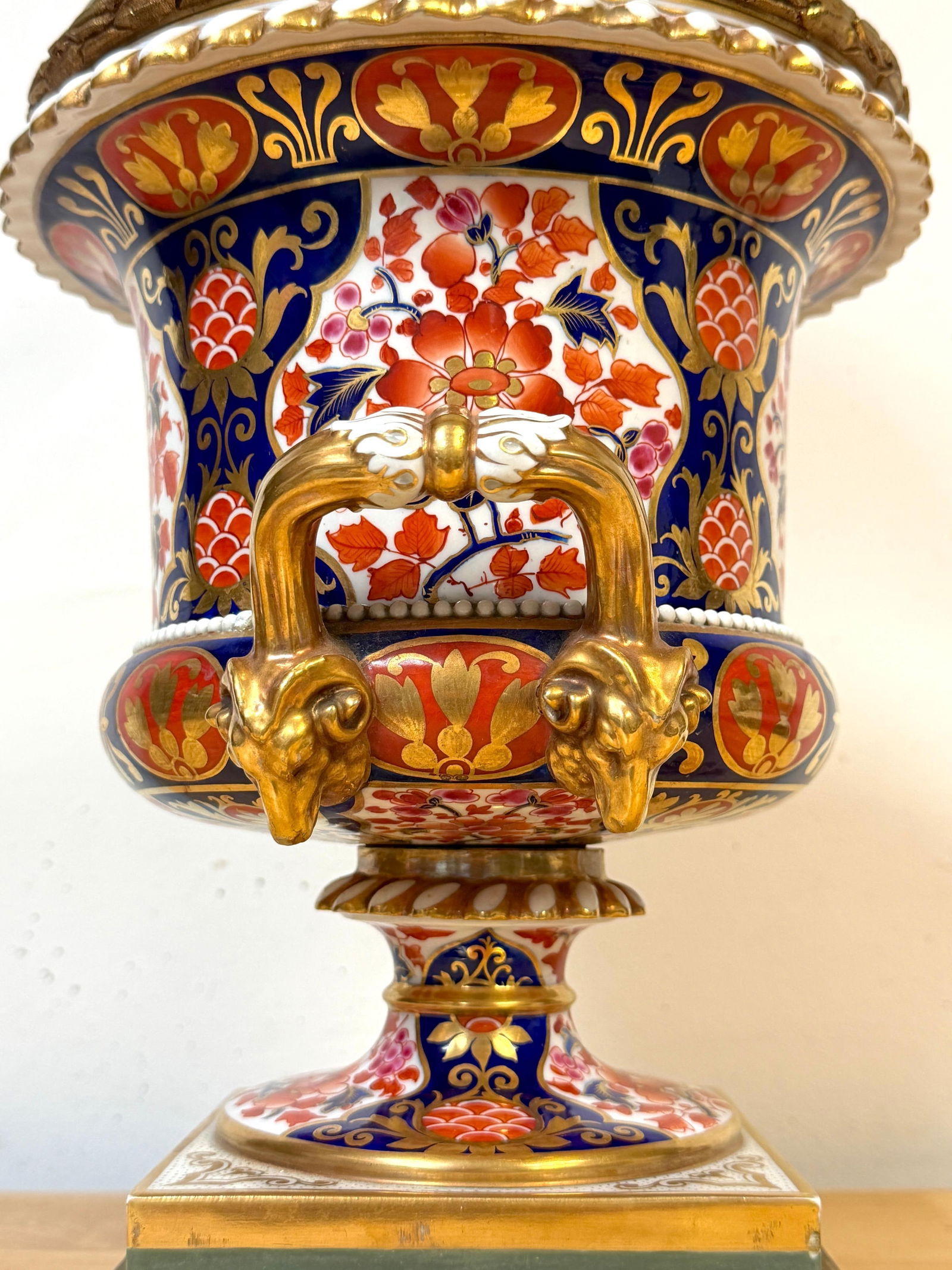 19th C Derby Porcelain, Regency Period, 'Old Imari' Vase now as a Lamp - 10