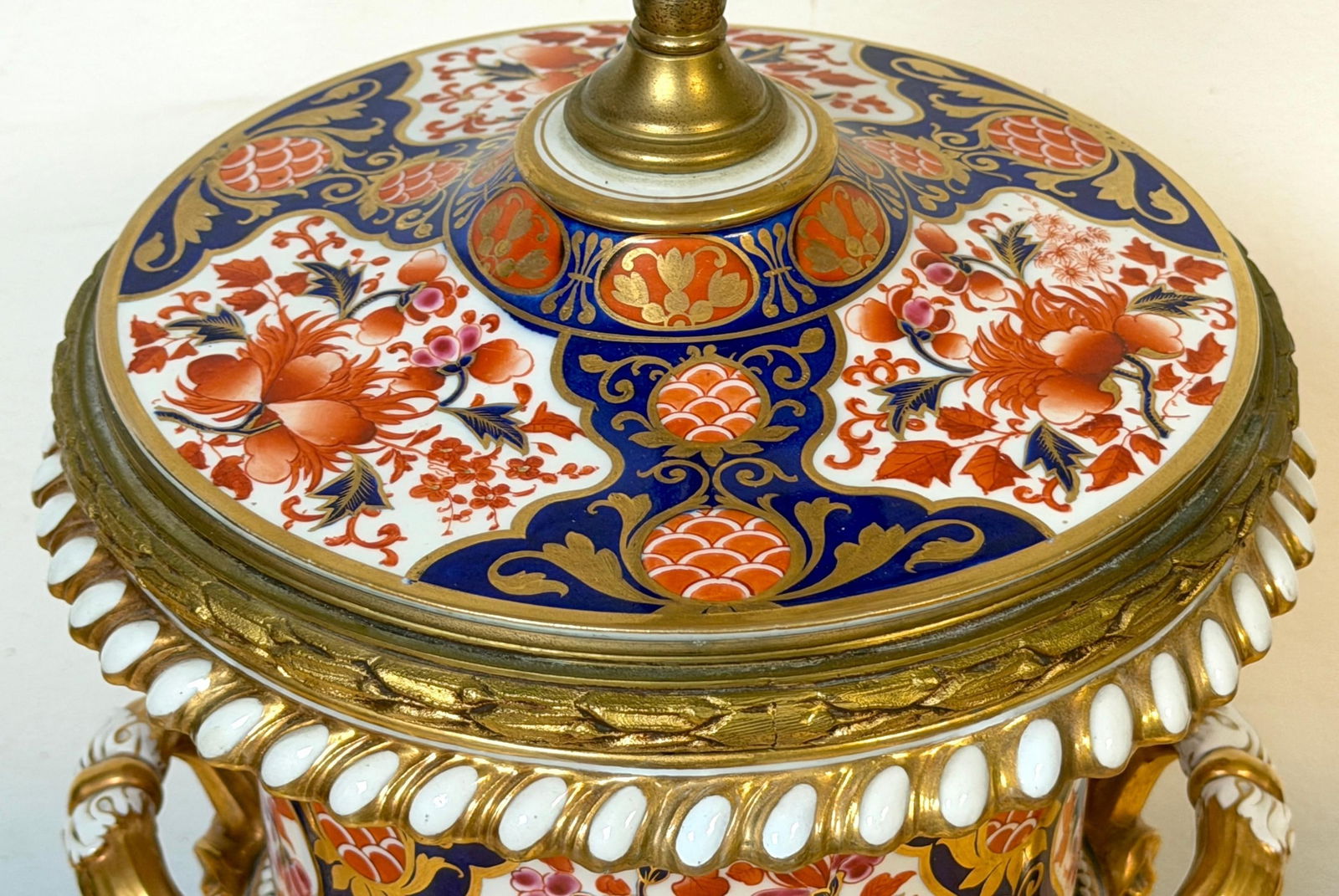 19th C Derby Porcelain, Regency Period, 'Old Imari' Vase now as a Lamp - 15