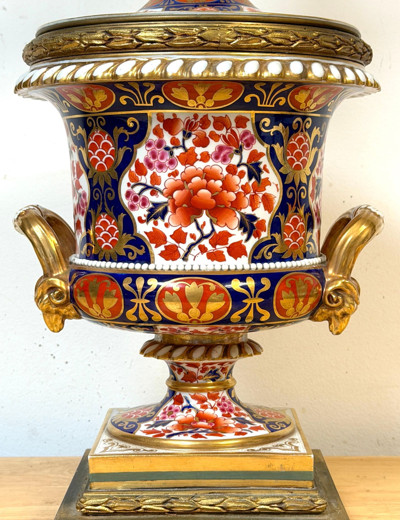 19th C Derby Porcelain, Regency Period, 'Old Imari' Vase now as a Lamp - 17
