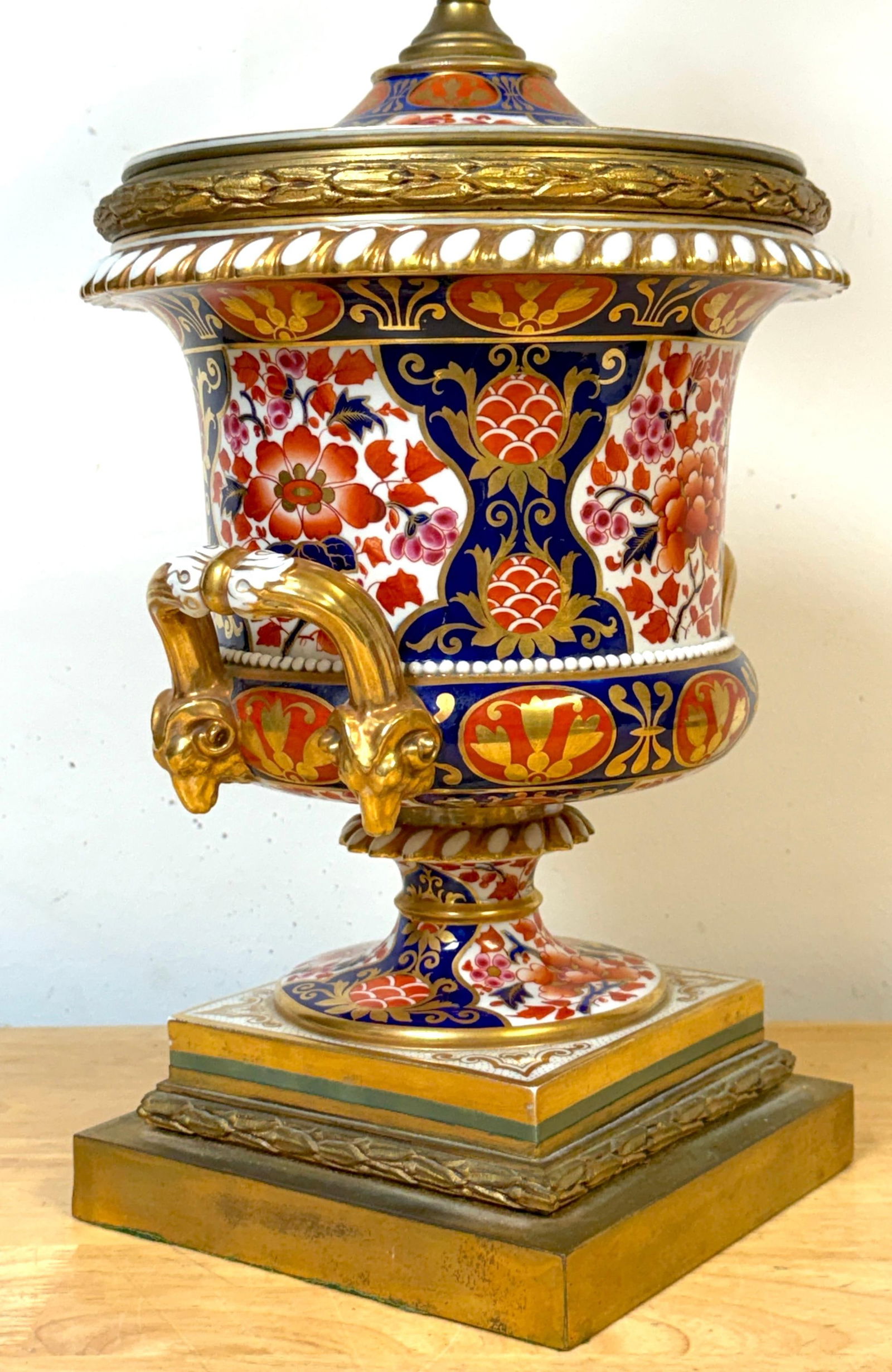 19th C Derby Porcelain, Regency Period, 'Old Imari' Vase now as a Lamp - 18