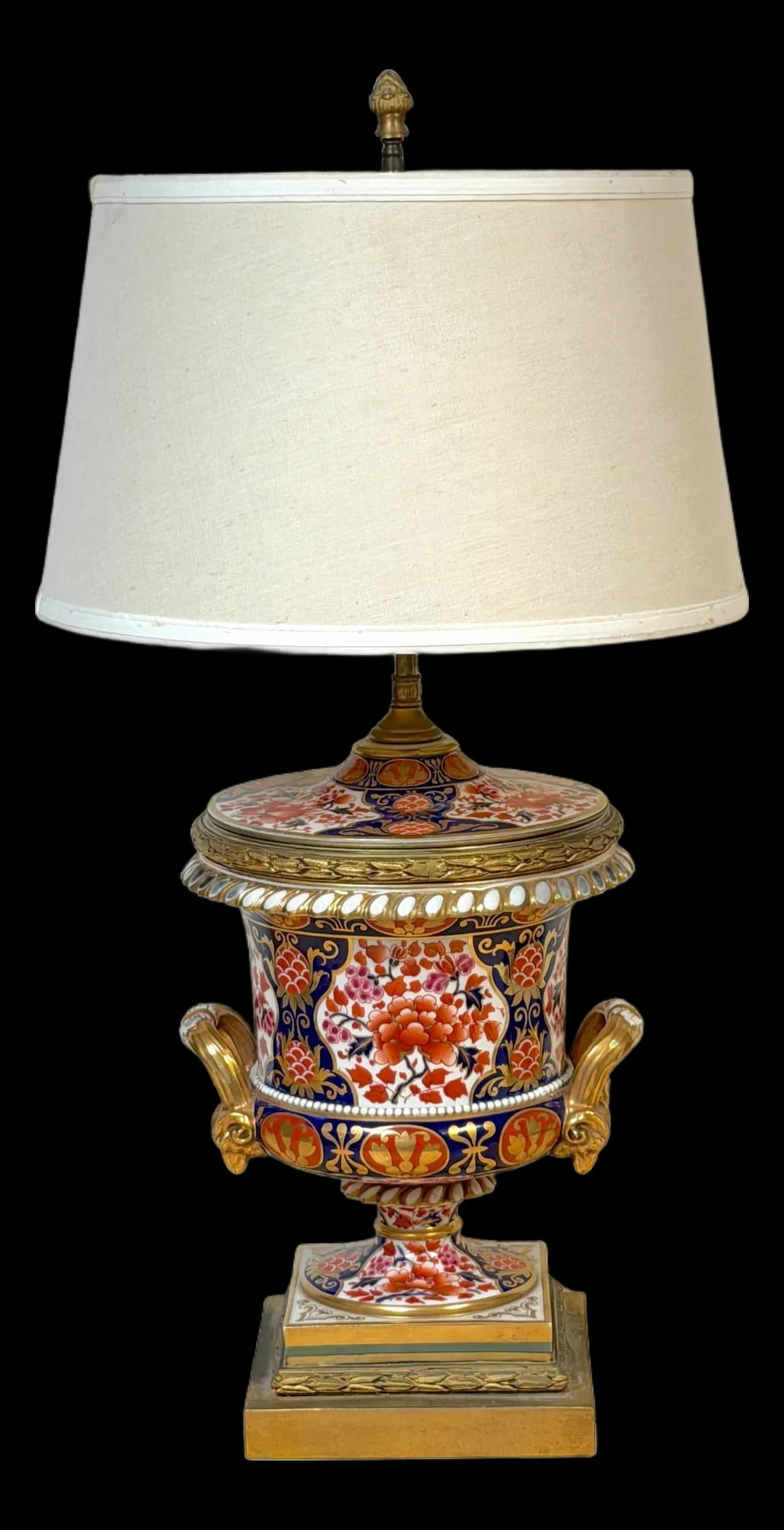 19th C Derby Porcelain, Regency Period, 'Old Imari' Vase now as a Lamp - 2