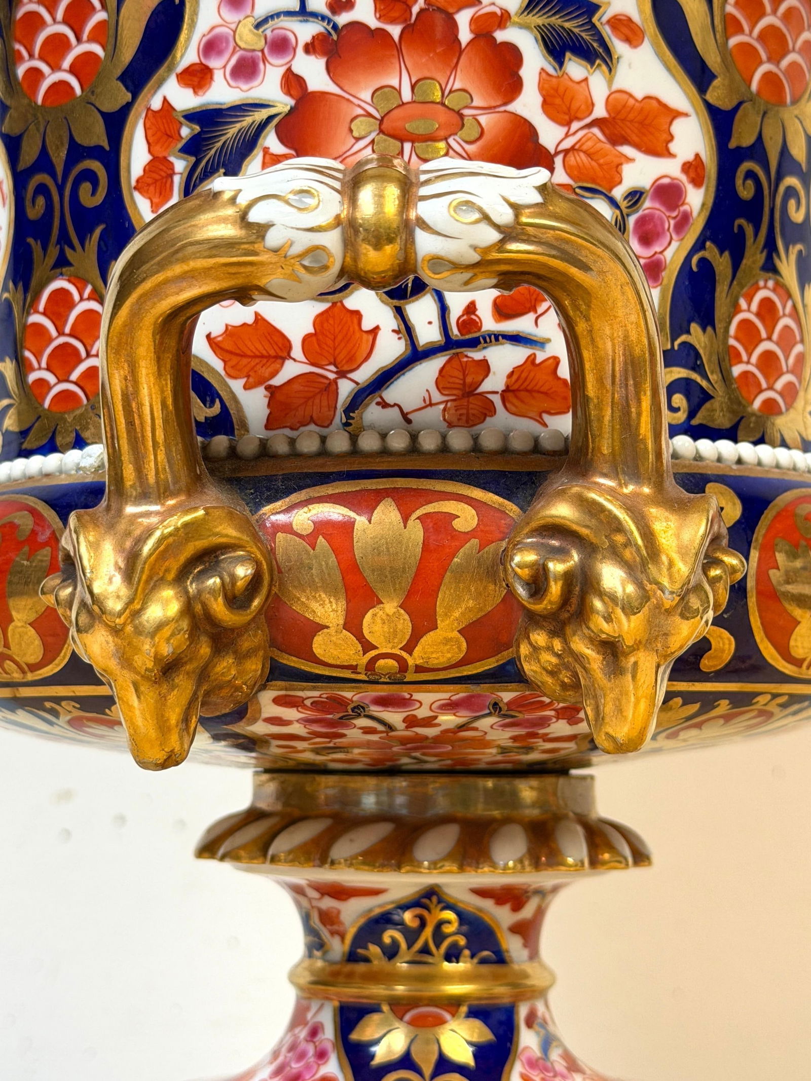 19th C Derby Porcelain, Regency Period, 'Old Imari' Vase now as a Lamp - 9