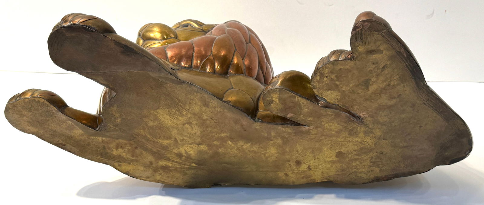 Large Copper & Brass Lion Sculpture Attributed to Sergio Bustamante Mexico, 1970 - 5