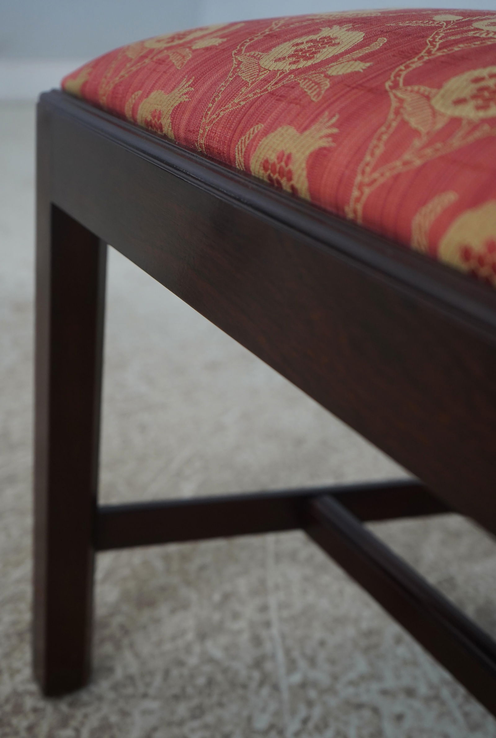 Set of 10 Henkel Harris Model 115 Mahogany Dining Room Chairs - 13