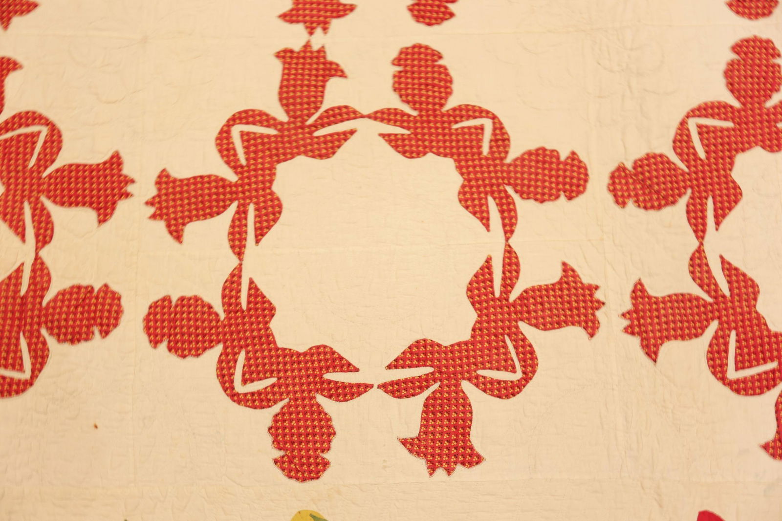 Nazmiyal Collection Antique American Quilt Textile - 4