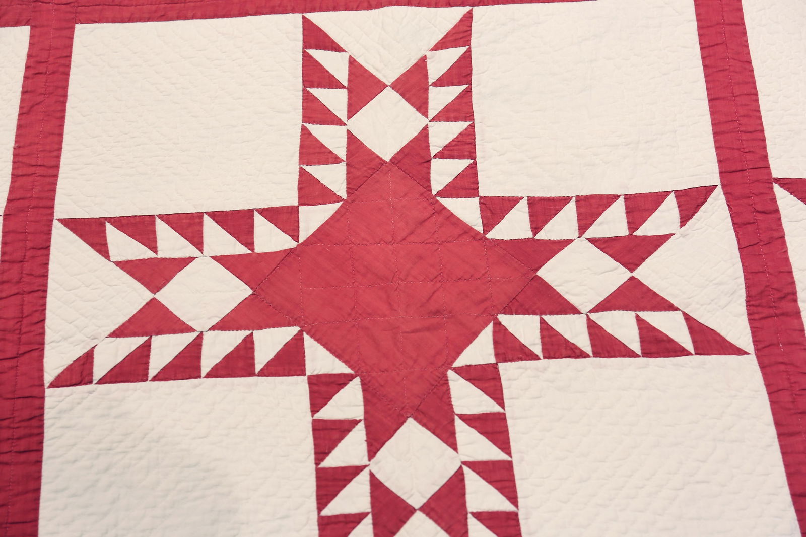 Nazmiyal Collection Antique American Quilt Textile - 4