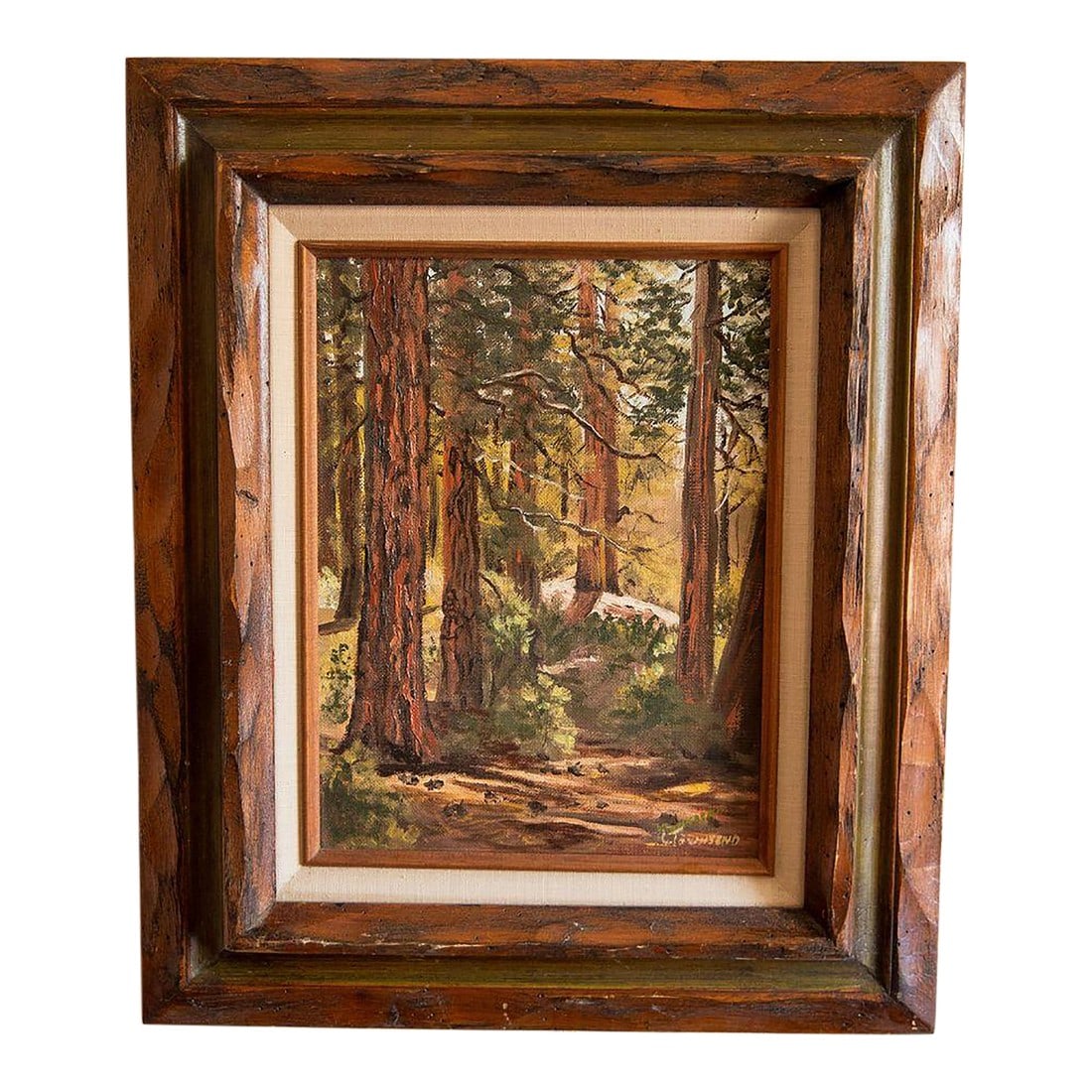 Late 20th Century Forest Still Life by Lee Townsend - Original Oil (1 of 2)