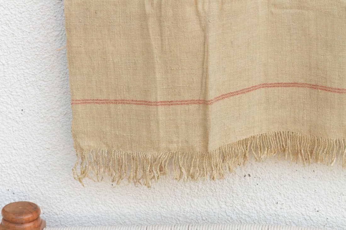 Organic Peace Silk Throw, Oatmeal Stone - 2
