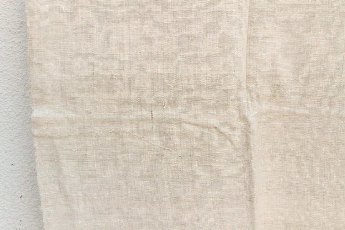 Organic Peace Silk Throw, Raw Undyed Natural - 3