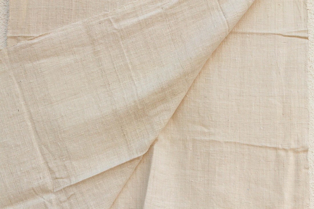 Organic Peace Silk Throw, Raw Undyed Natural - 4