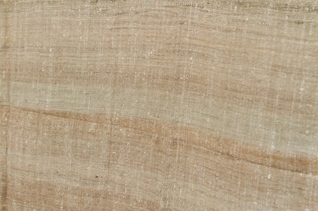 Organic Peace Silk Throw, River Bed Stripes - 4