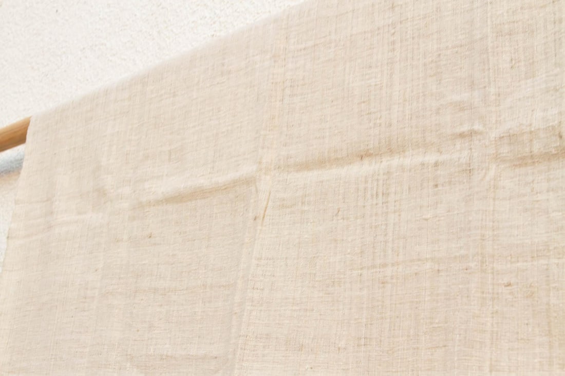 Organic Peace Silk Throw, Sandstone - 2