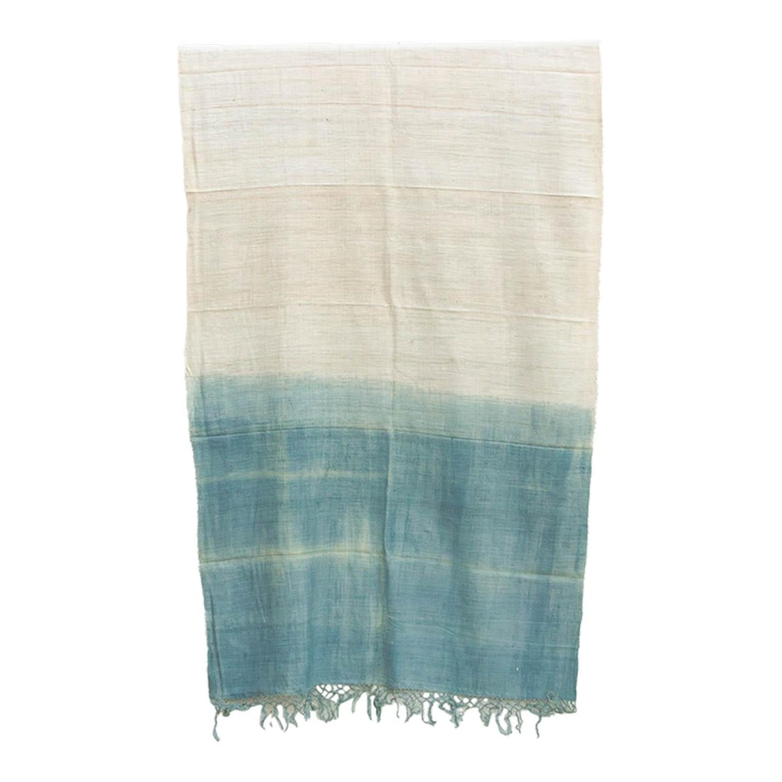 Organic Peace Silk Throw, Assam Blue Water: A masterpiece of natural chemistry and artisan skill. This throw is crafted from Organic Eri Silk in the villages of Assam, known for its incredible durability and softness. The stunning Indigo and