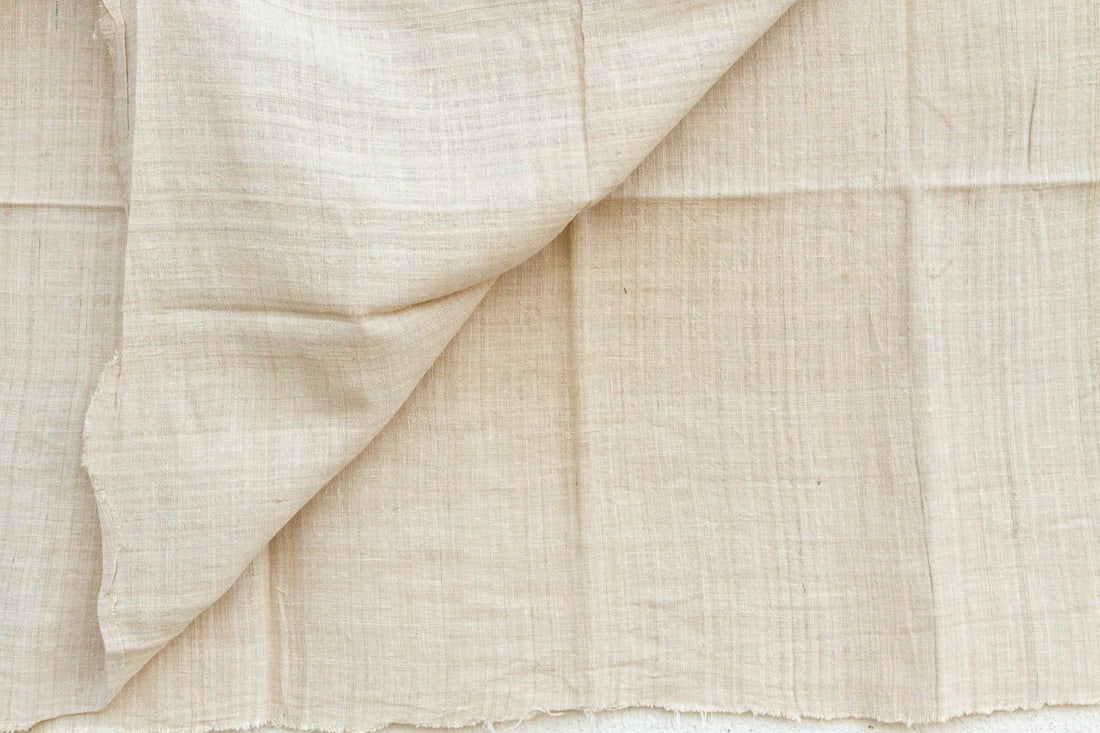 Organic Peace Silk Throw, Wheat Field Stripes - 2