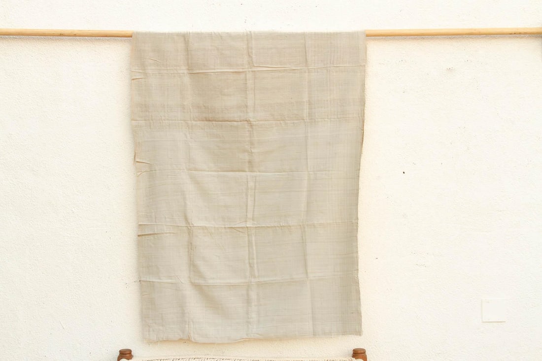 Organic Peace Silk Throw, Pale Birch - 5