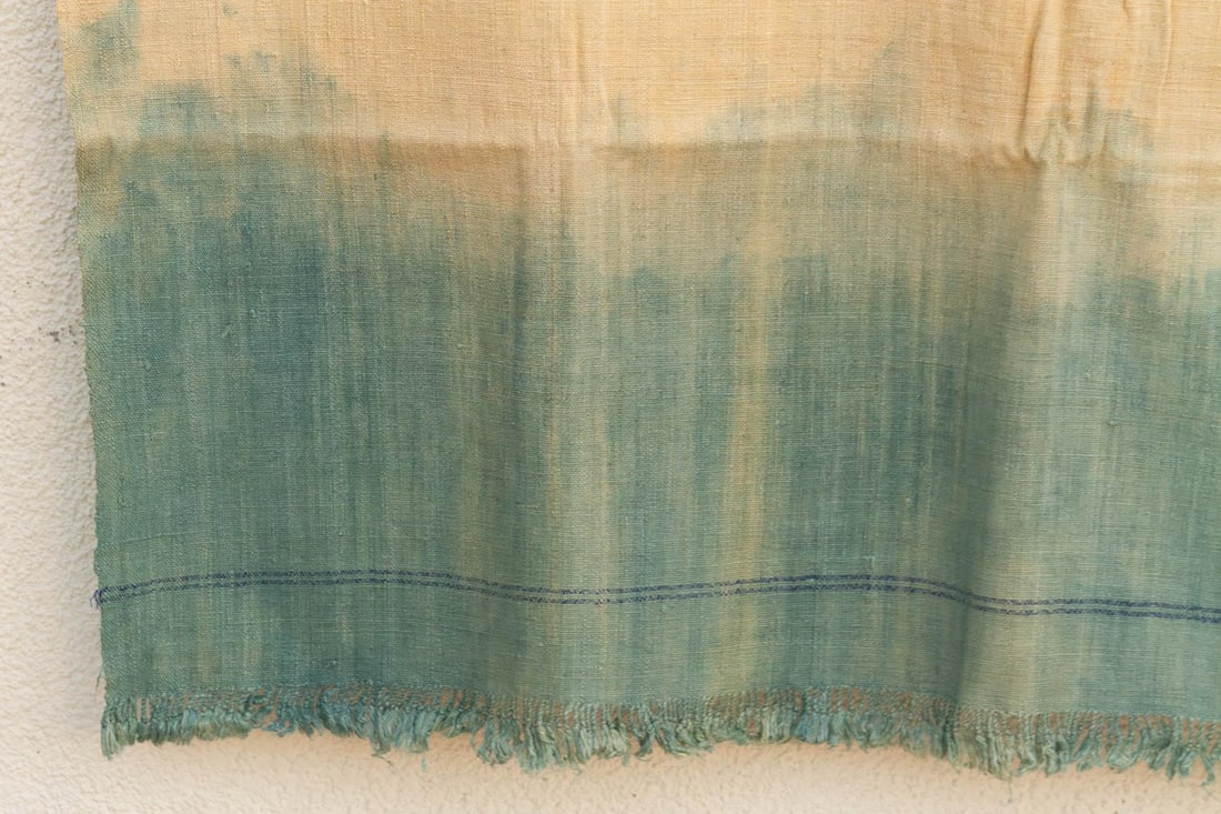 Organic Peace Silk Throw, Monsoon Sky - 2