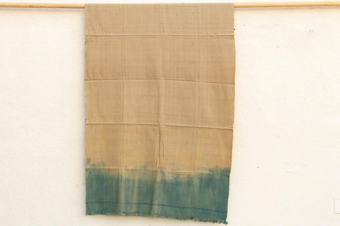 Organic Peace Silk Throw, Monsoon Sky - 6