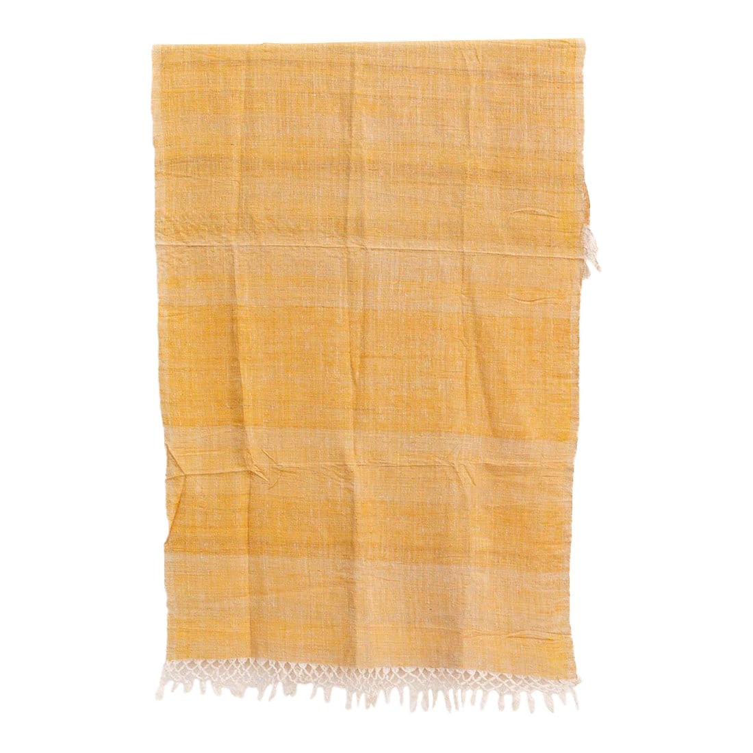Organic Peace Silk Throw, Saffron & Earth (1 of 5)