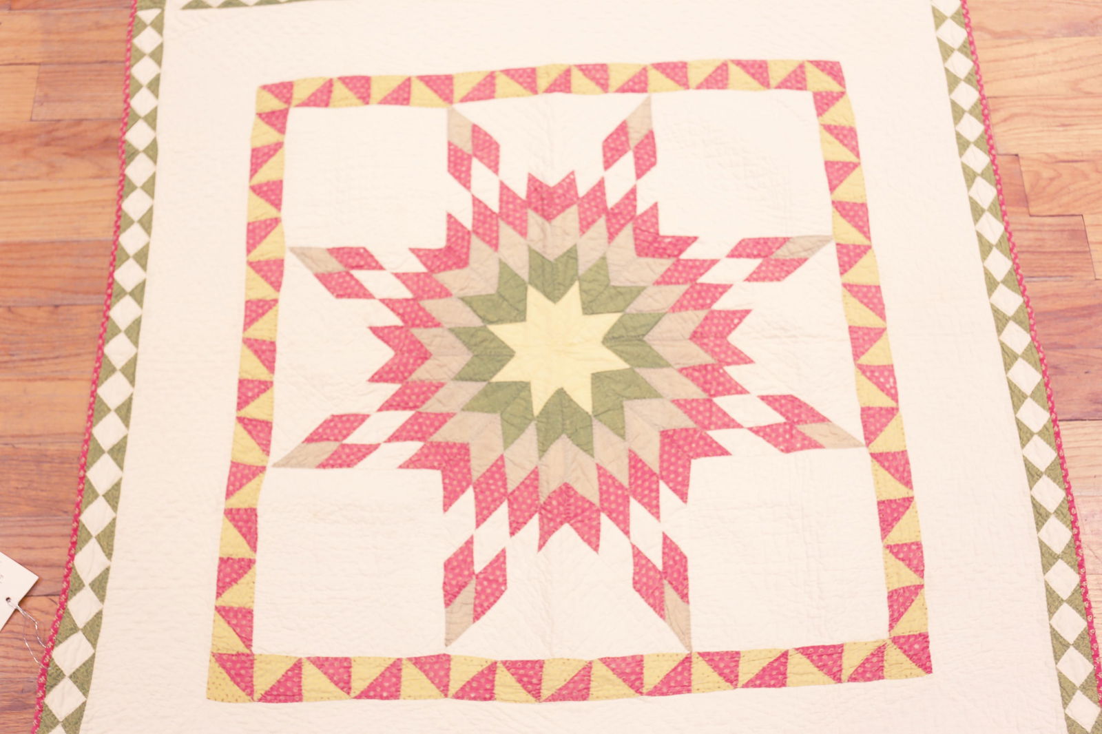 Nazmiyal Collection Antique American Quilt Textile - 3