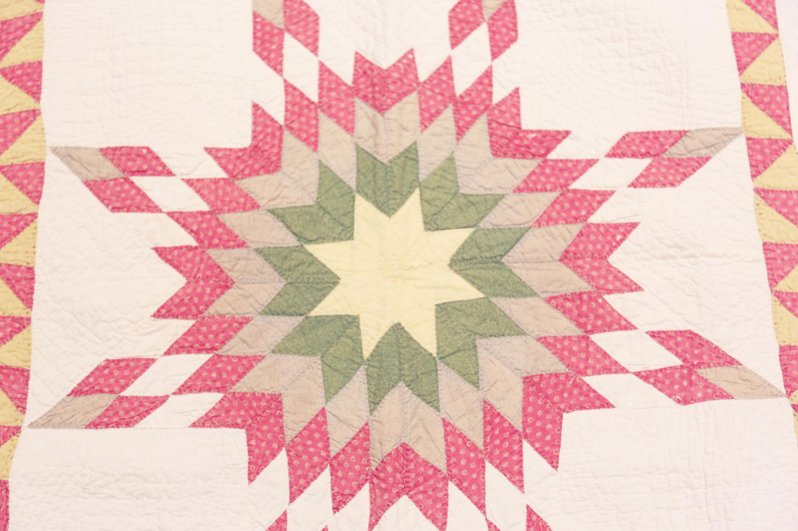 Nazmiyal Collection Antique American Quilt Textile - 4