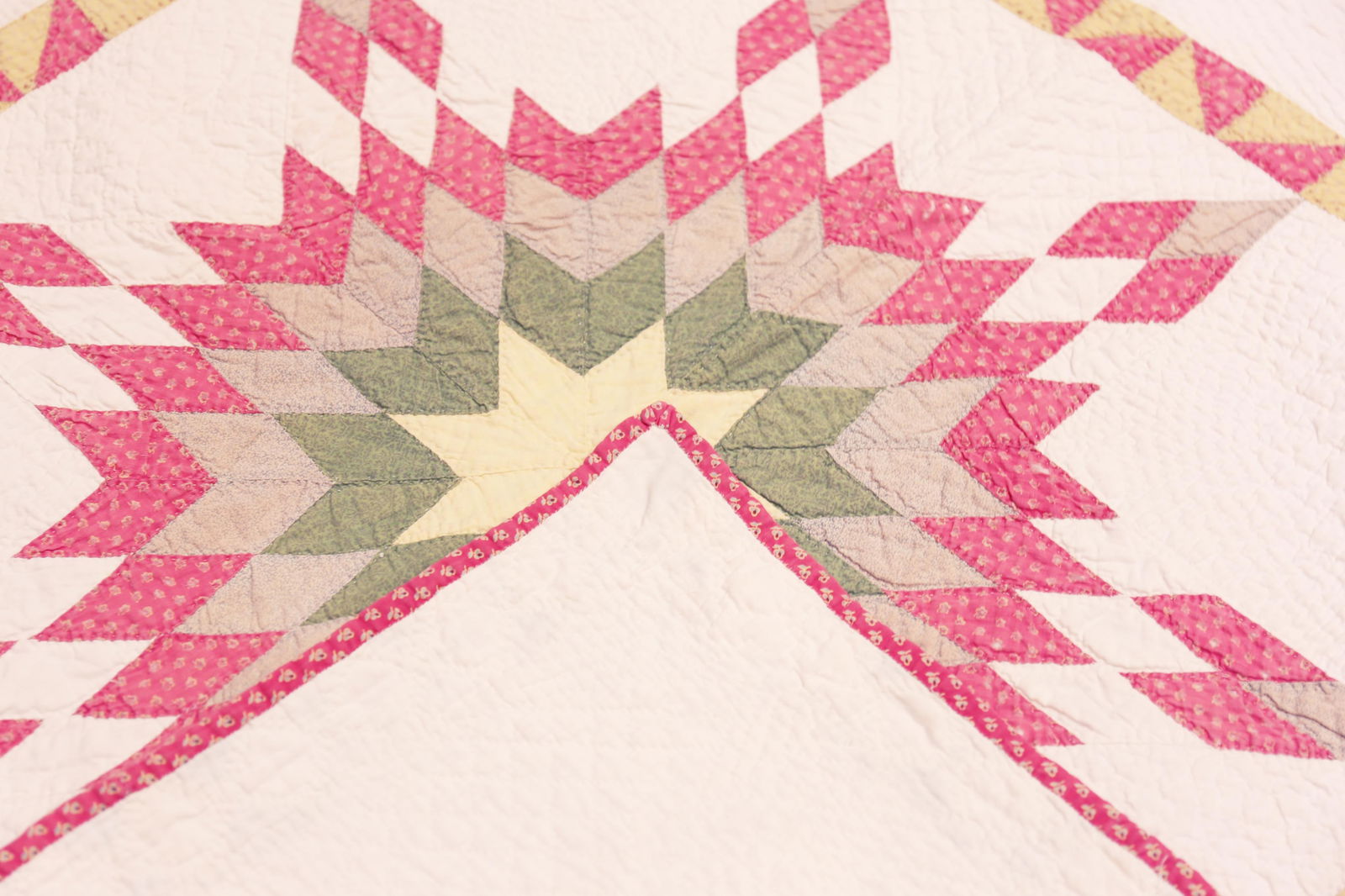 Nazmiyal Collection Antique American Quilt Textile - 6